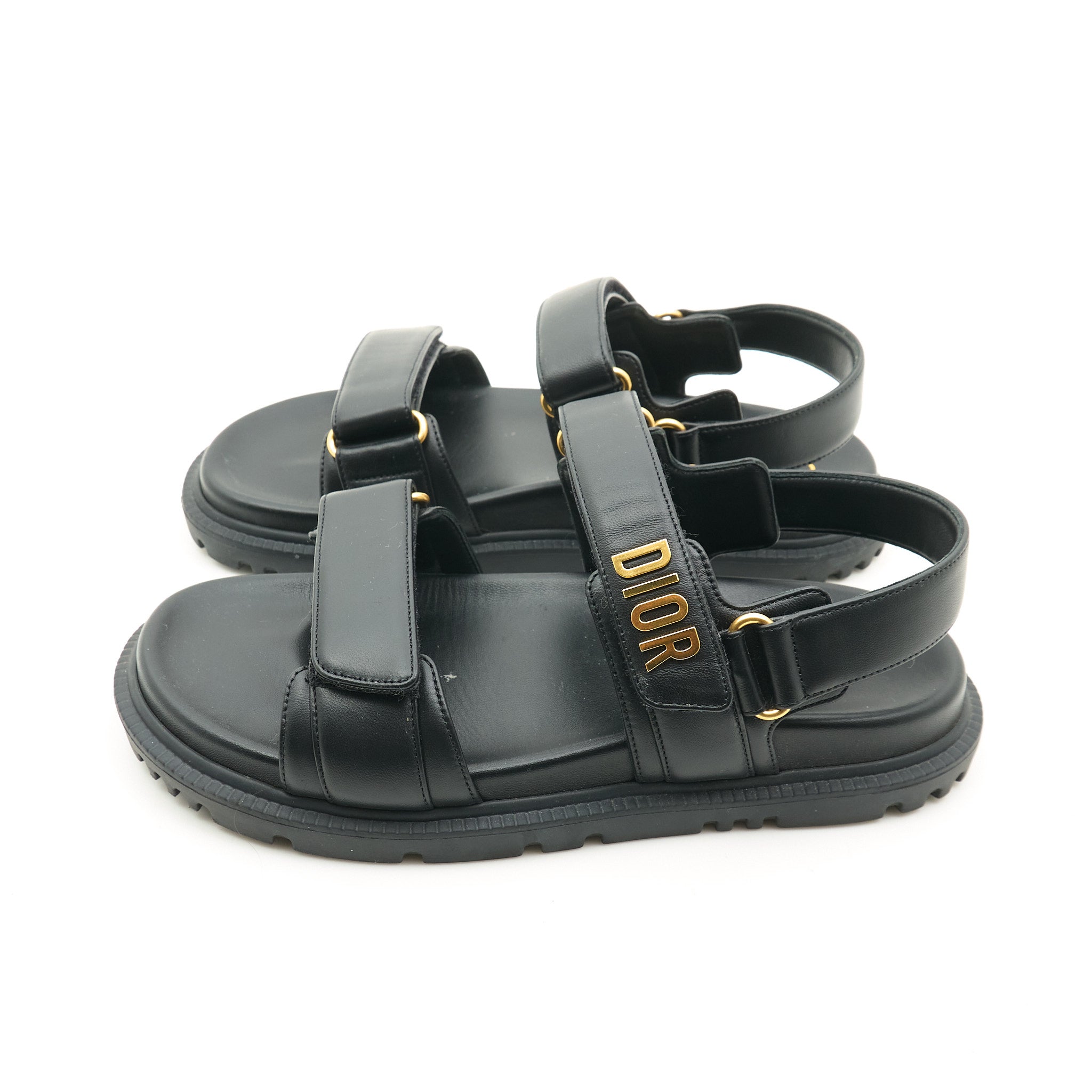 Dior Dad Sandals Black Size 39 EU