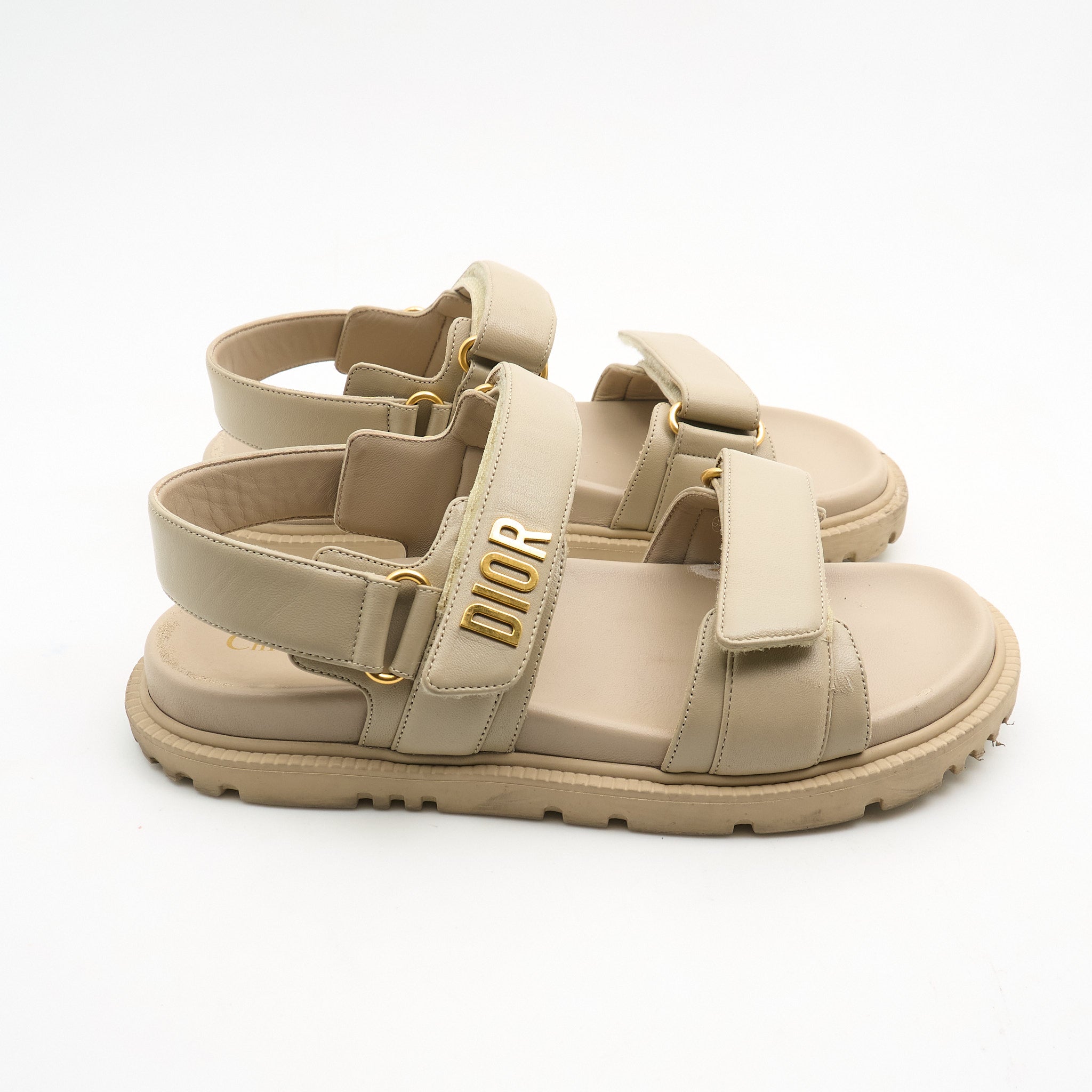 Dior Dad Sandals Beige Size 39 EU