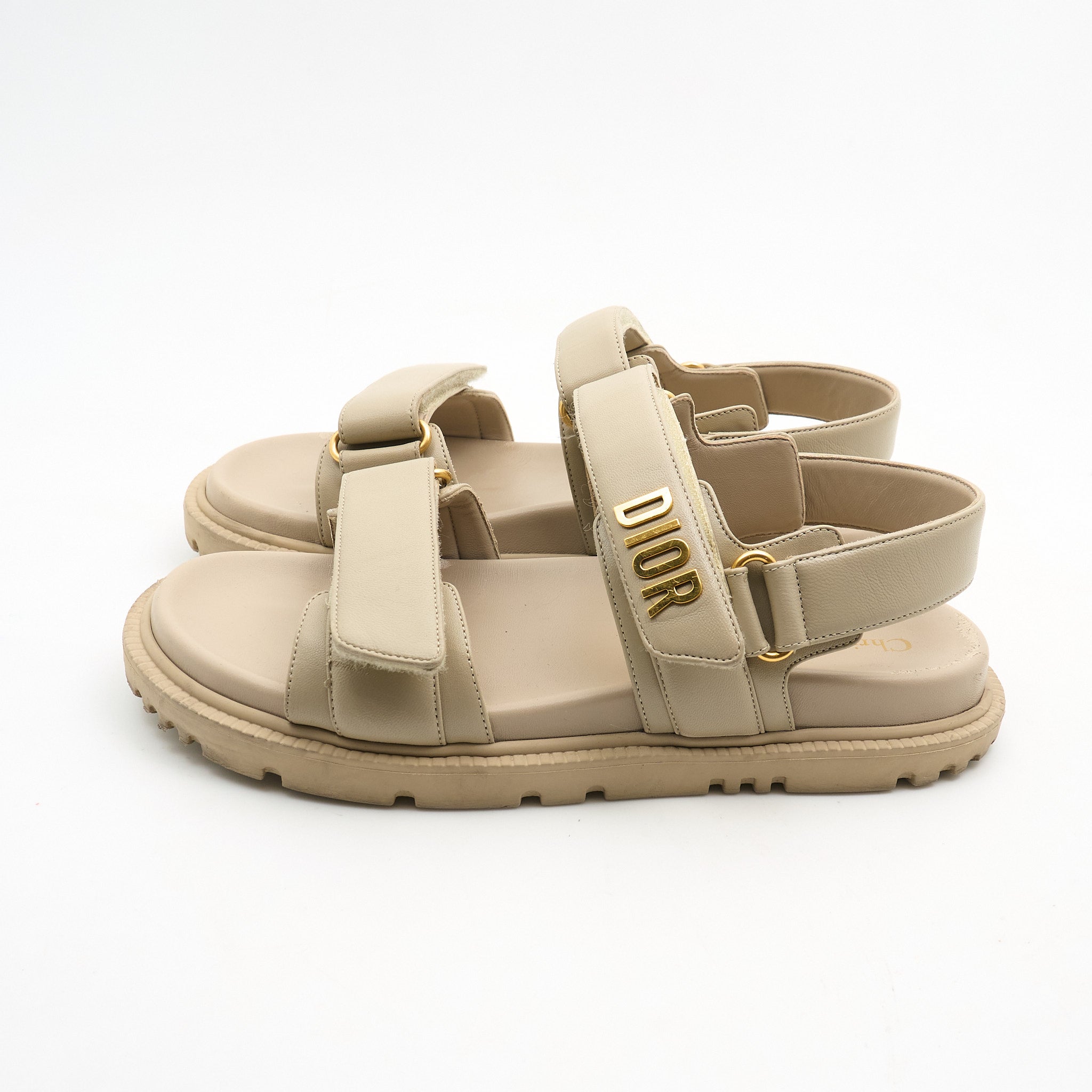 Dior Dad Sandals Beige Size 39 EU