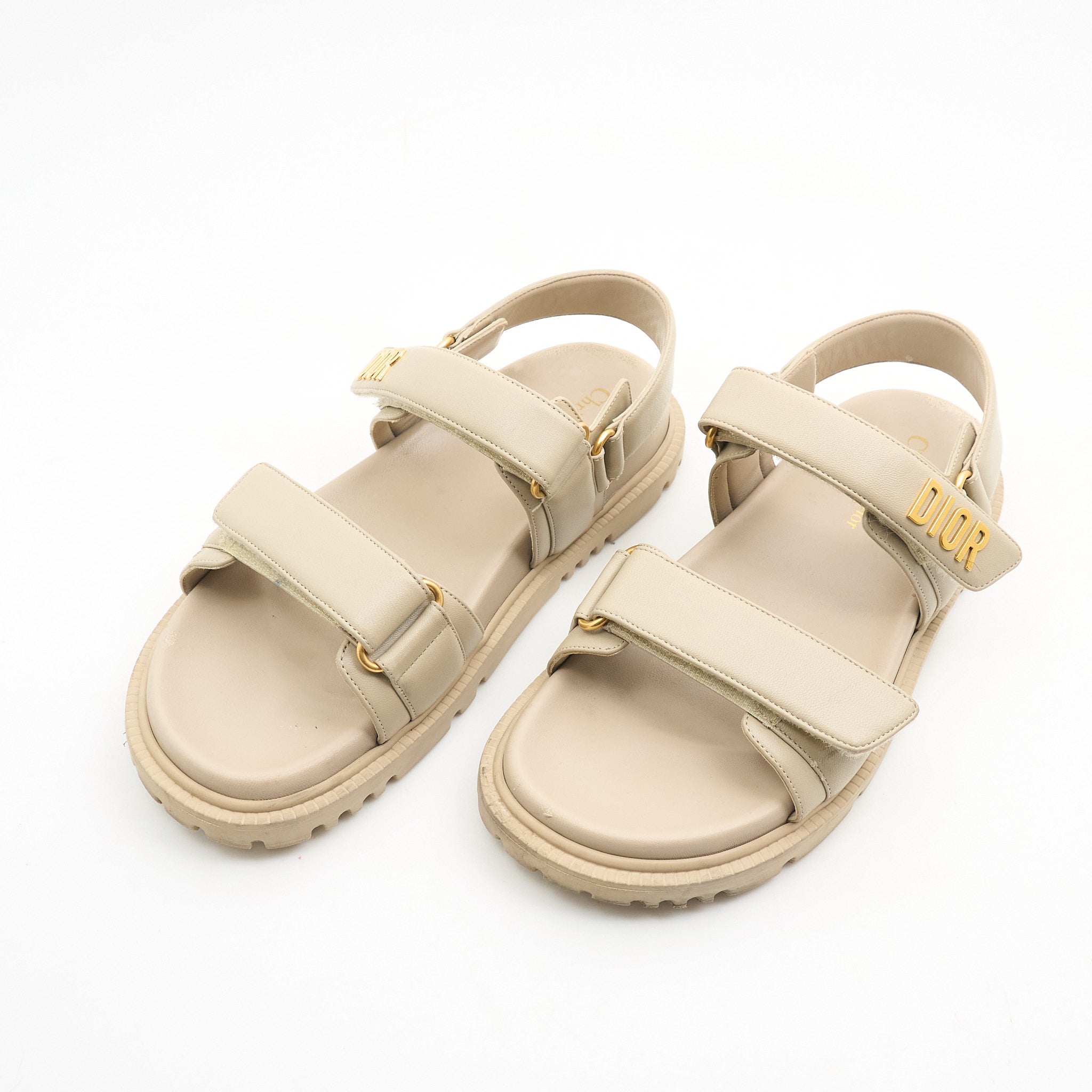 Dior Dad Sandals Beige Size 39 EU