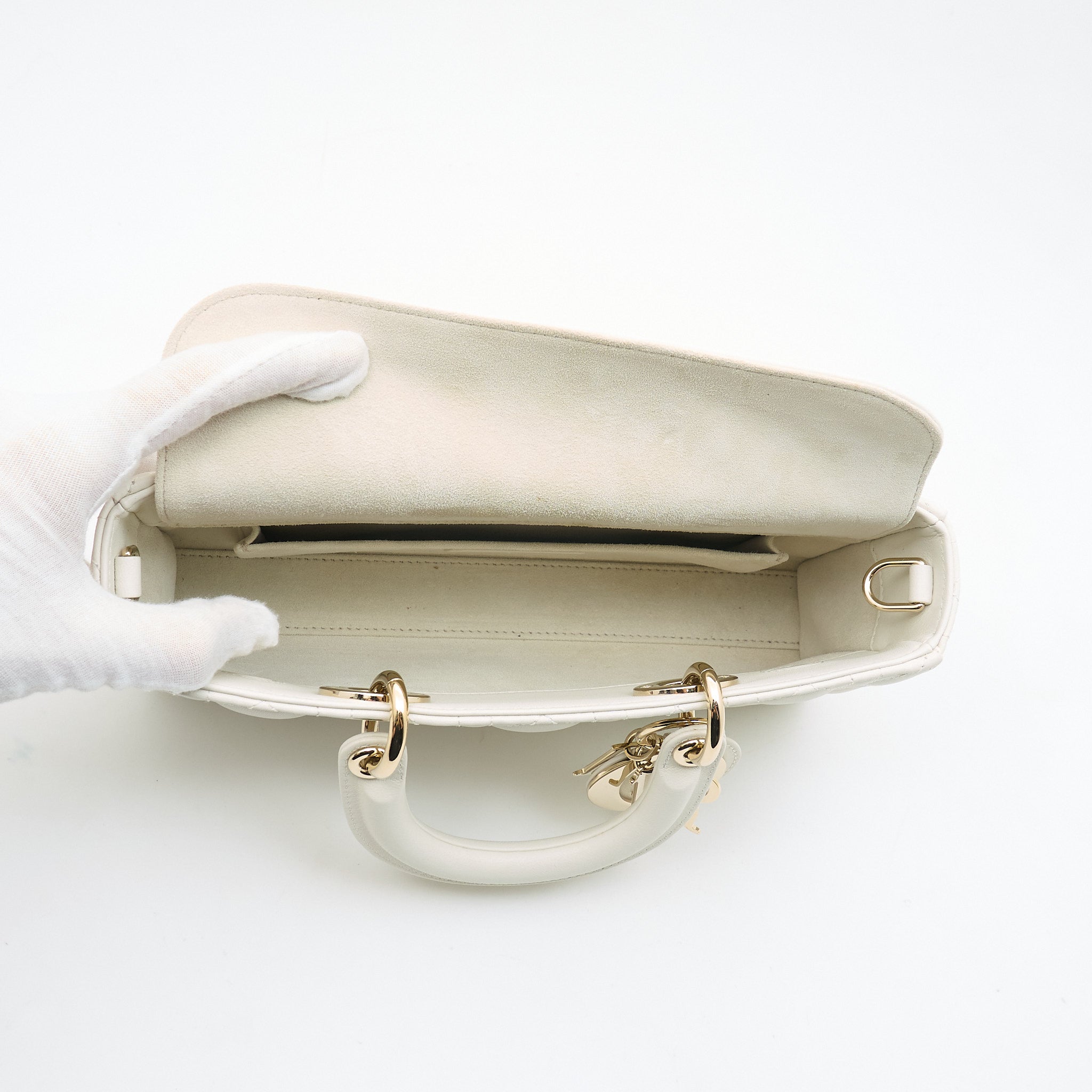 Dior Lady D-Joy Bag in Latte