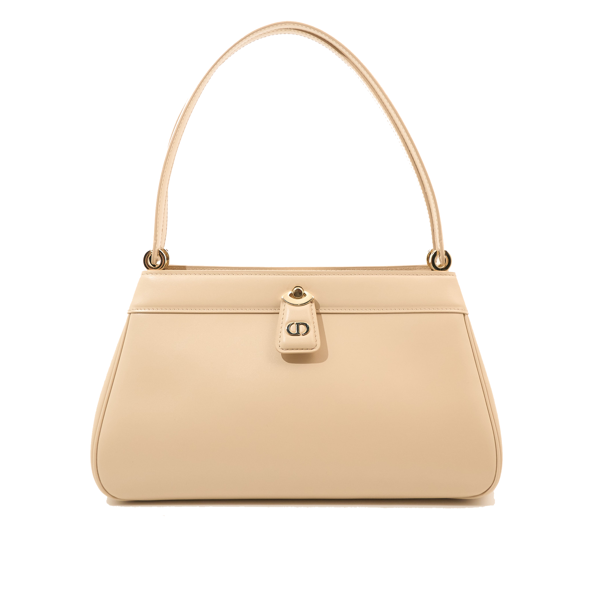Christian Dior Small Beige Key Shoulder Bag