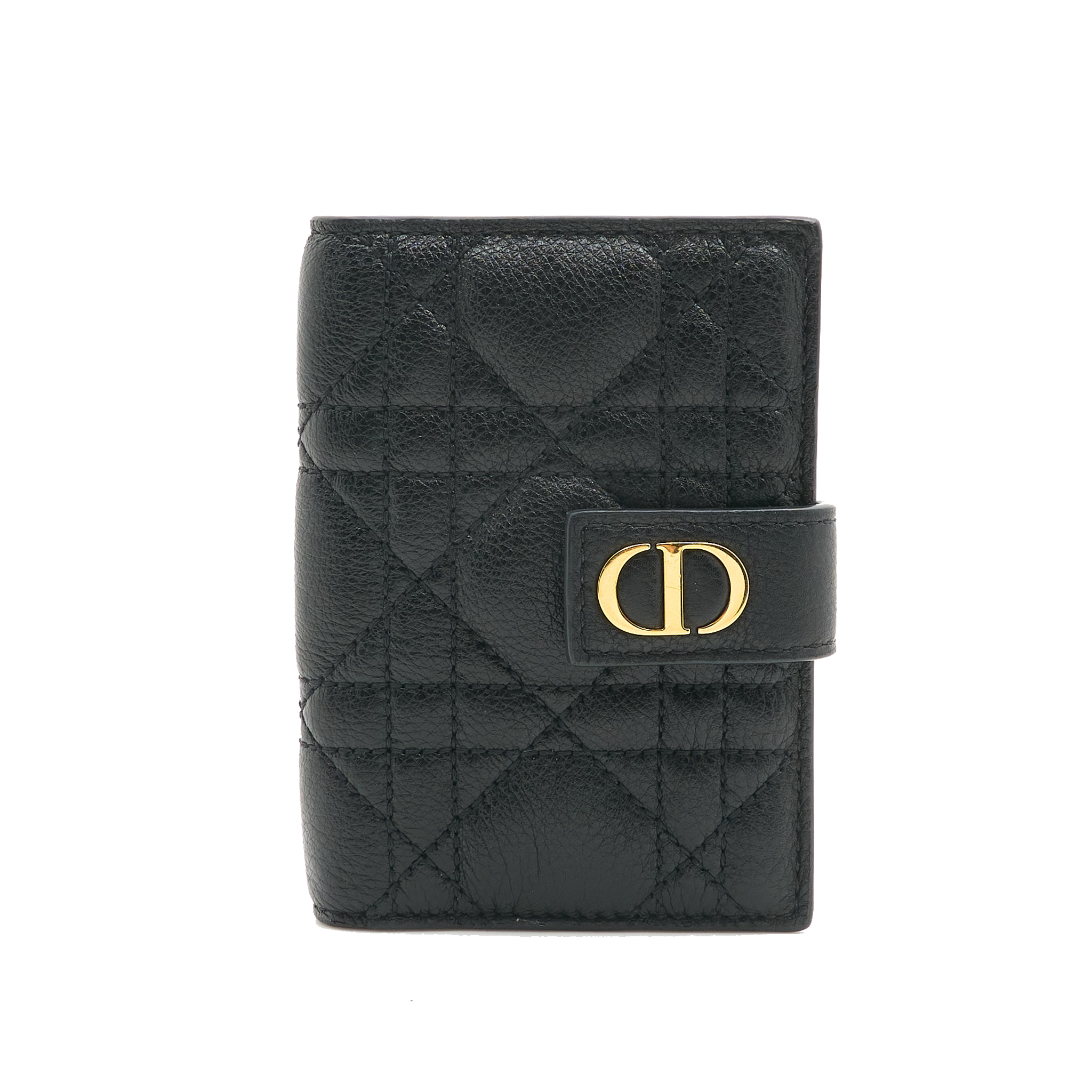 Christian Dior Black Leather Card Wallet