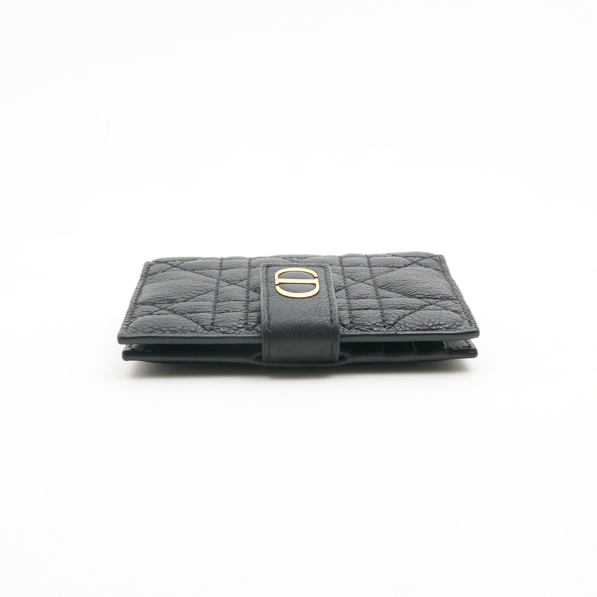 Christian Dior Black Leather Card Wallet