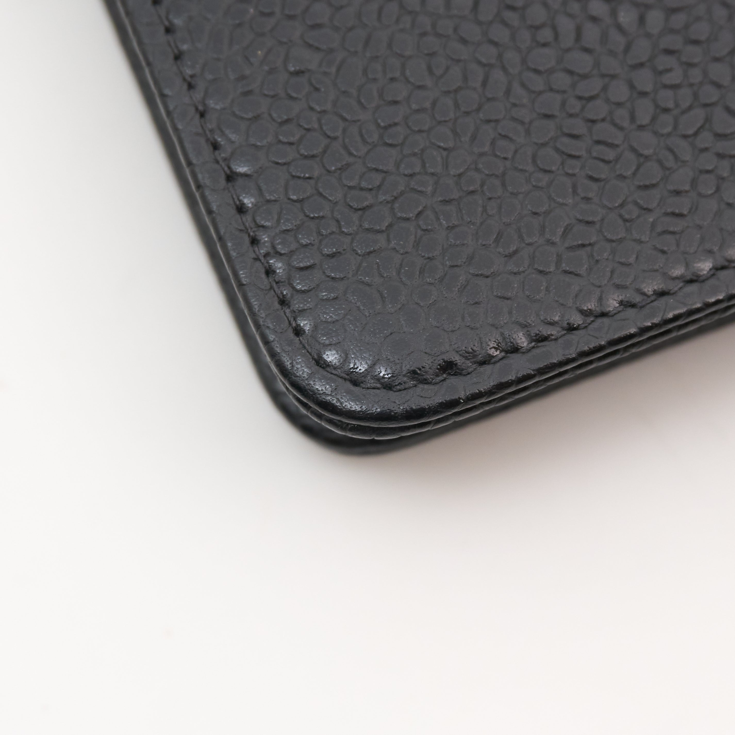 Chanel Agenda Notebook in Black Caviar Leather