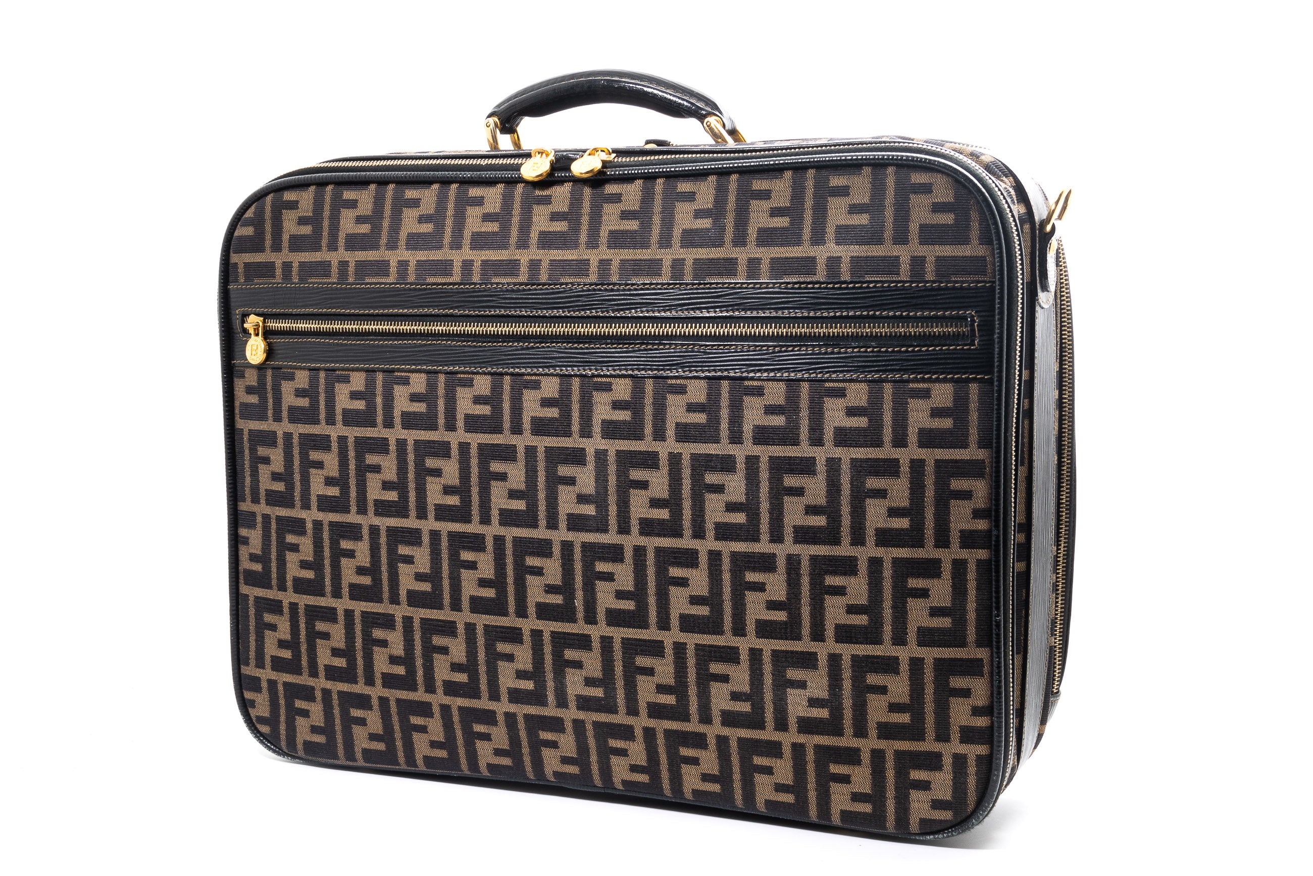 Fendi Canvas Weekender in Brown Monogram GHW