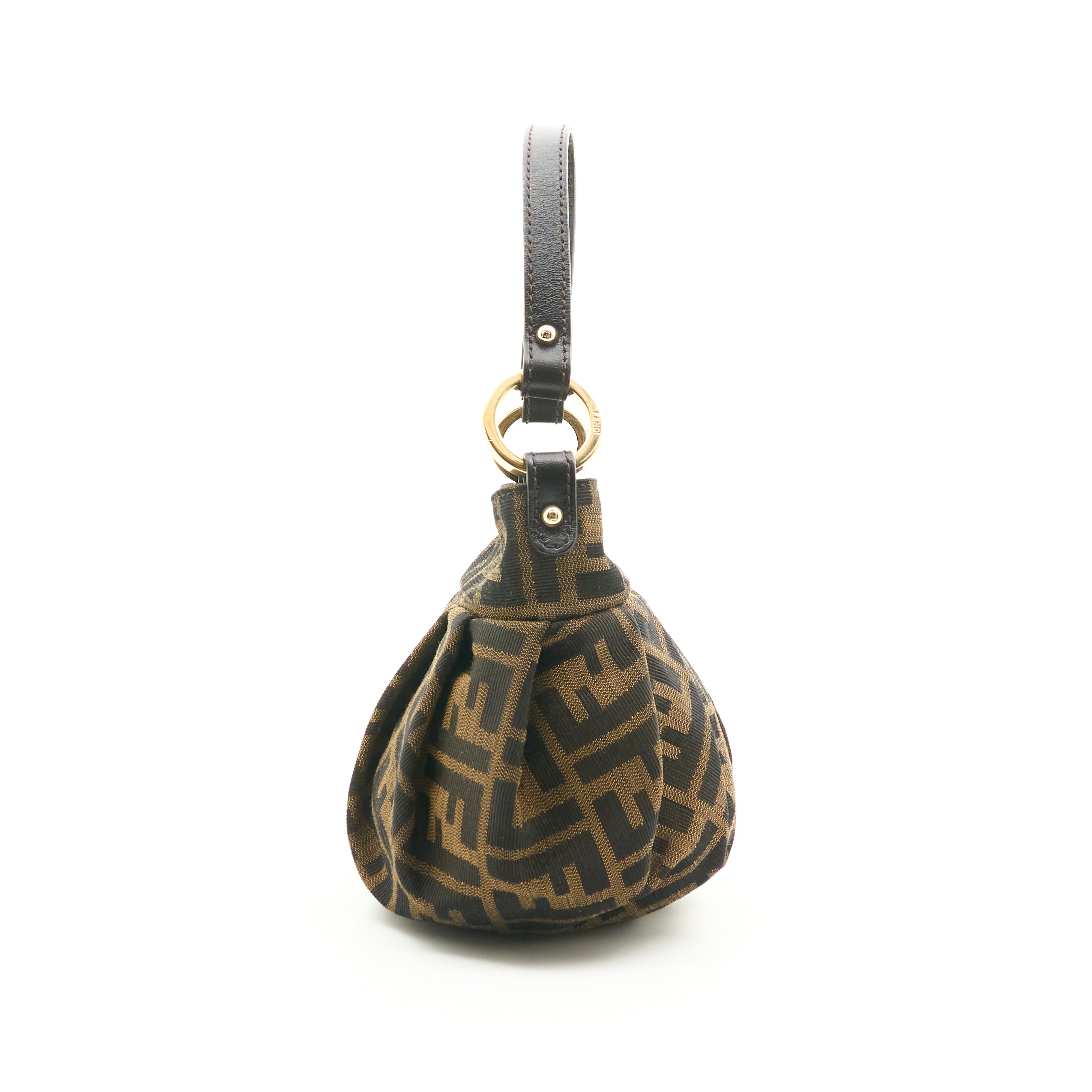Fendi Mini Chef Handle Zucca Hobo Bag