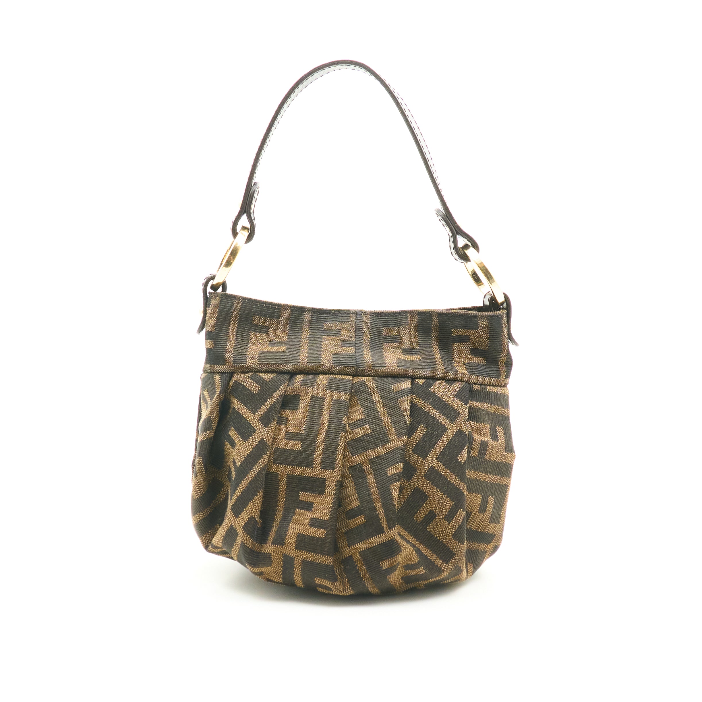 Fendi Mini Chef Handle Zucca Hobo Bag