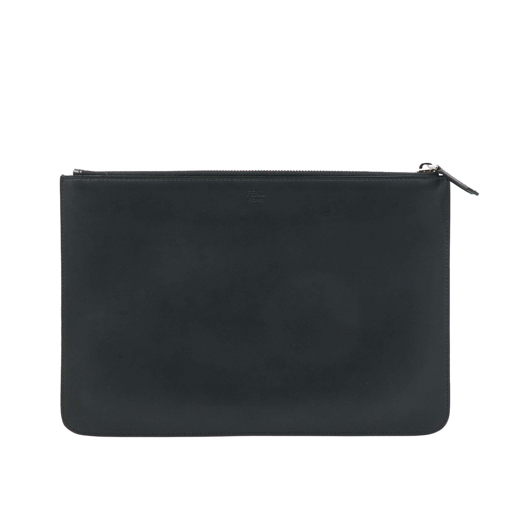 Fendi Black Leather Monster Eyes iPad Case