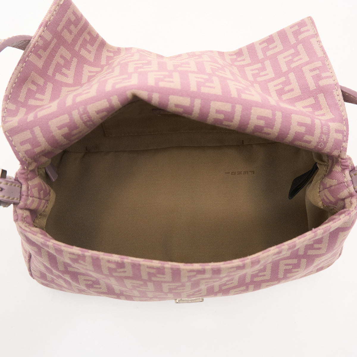 Fendi Zuccino FF Mini Mama Purple Baguette