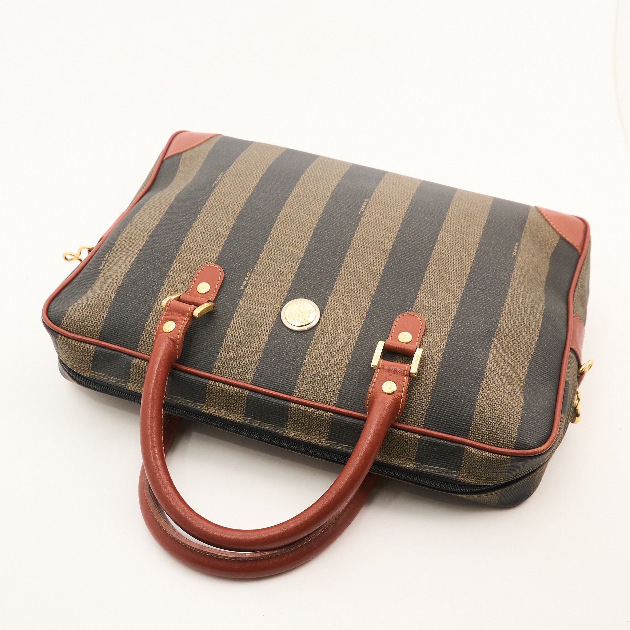 Fendi Pecan Brief Case