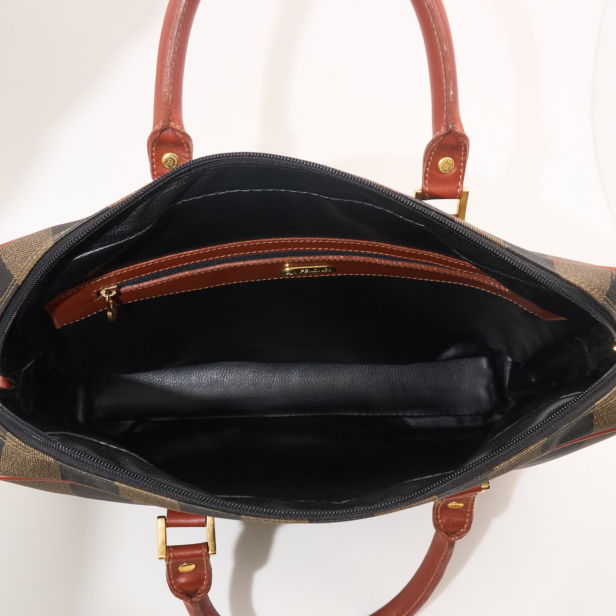 Fendi Pecan Brief Case