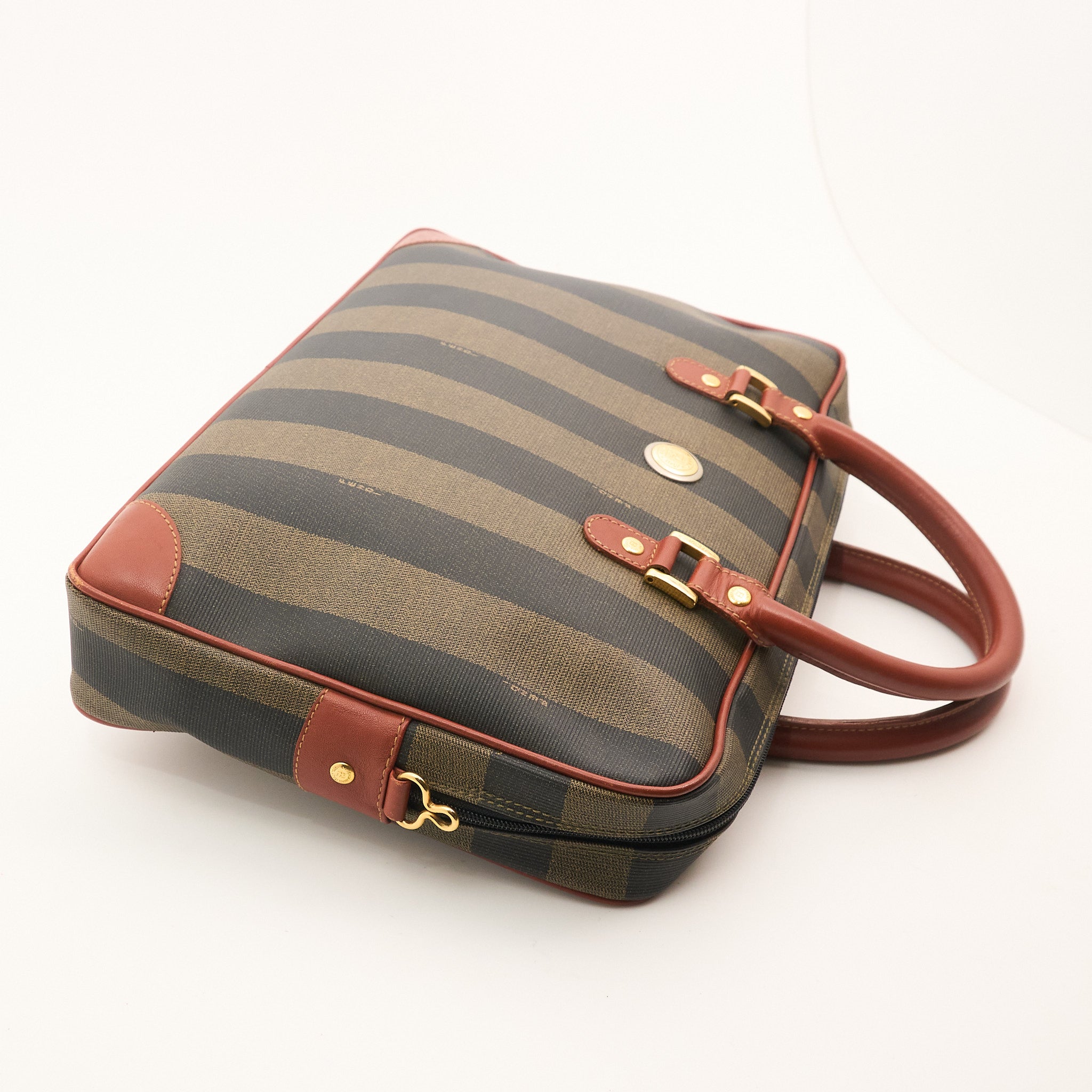 Fendi Pecan Brief Case