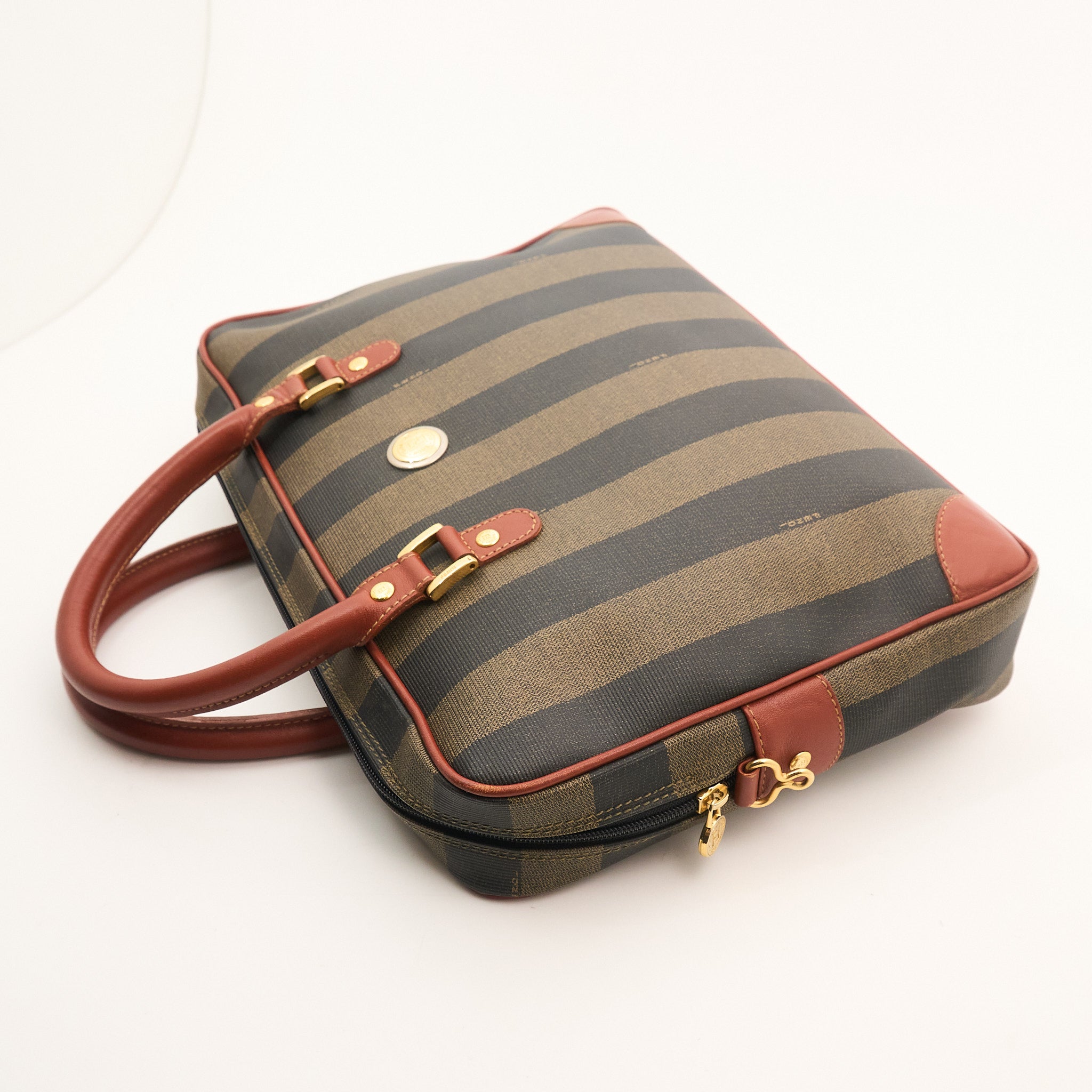 Fendi Pecan Brief Case