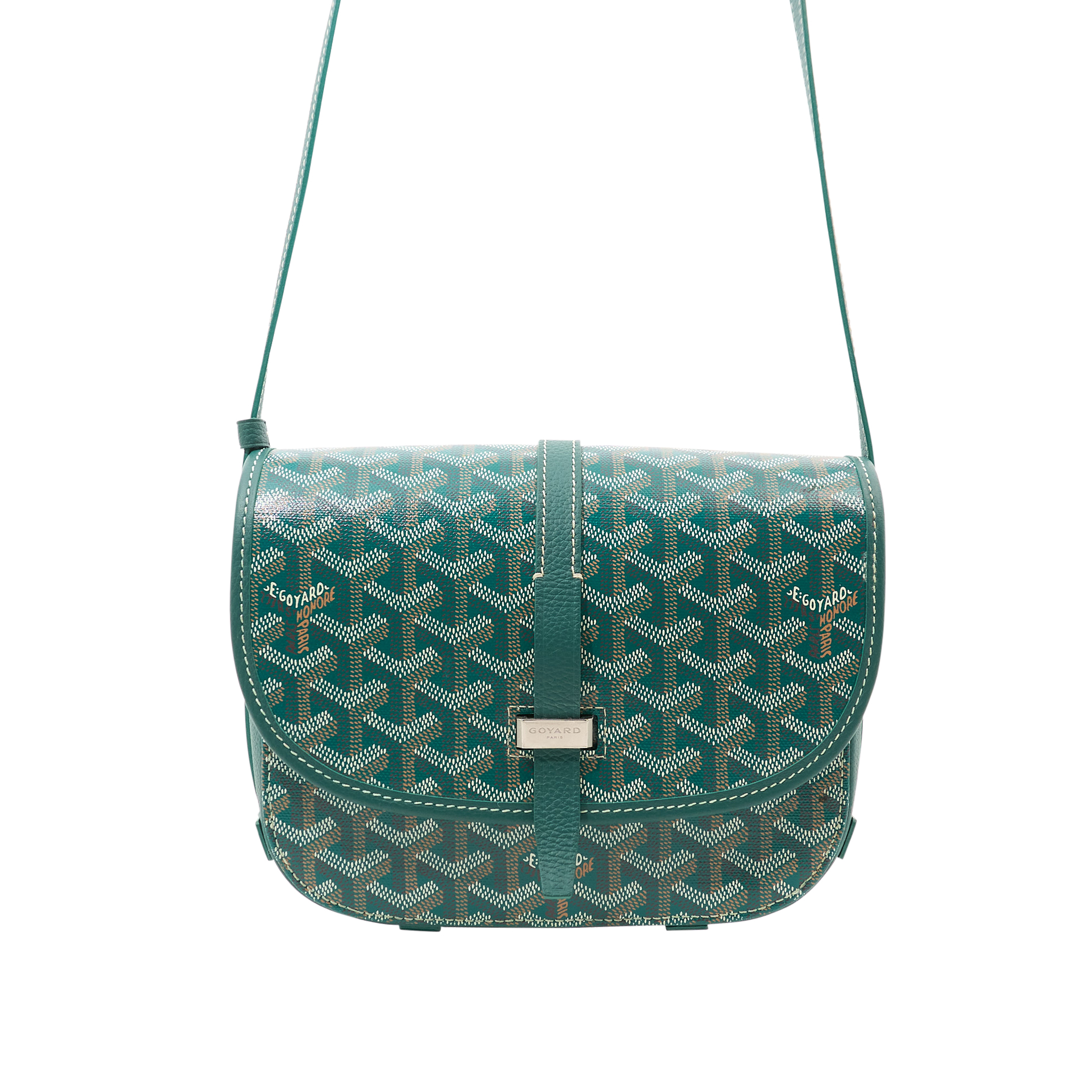 Goyard Belvedere Messenger Green Bag PM