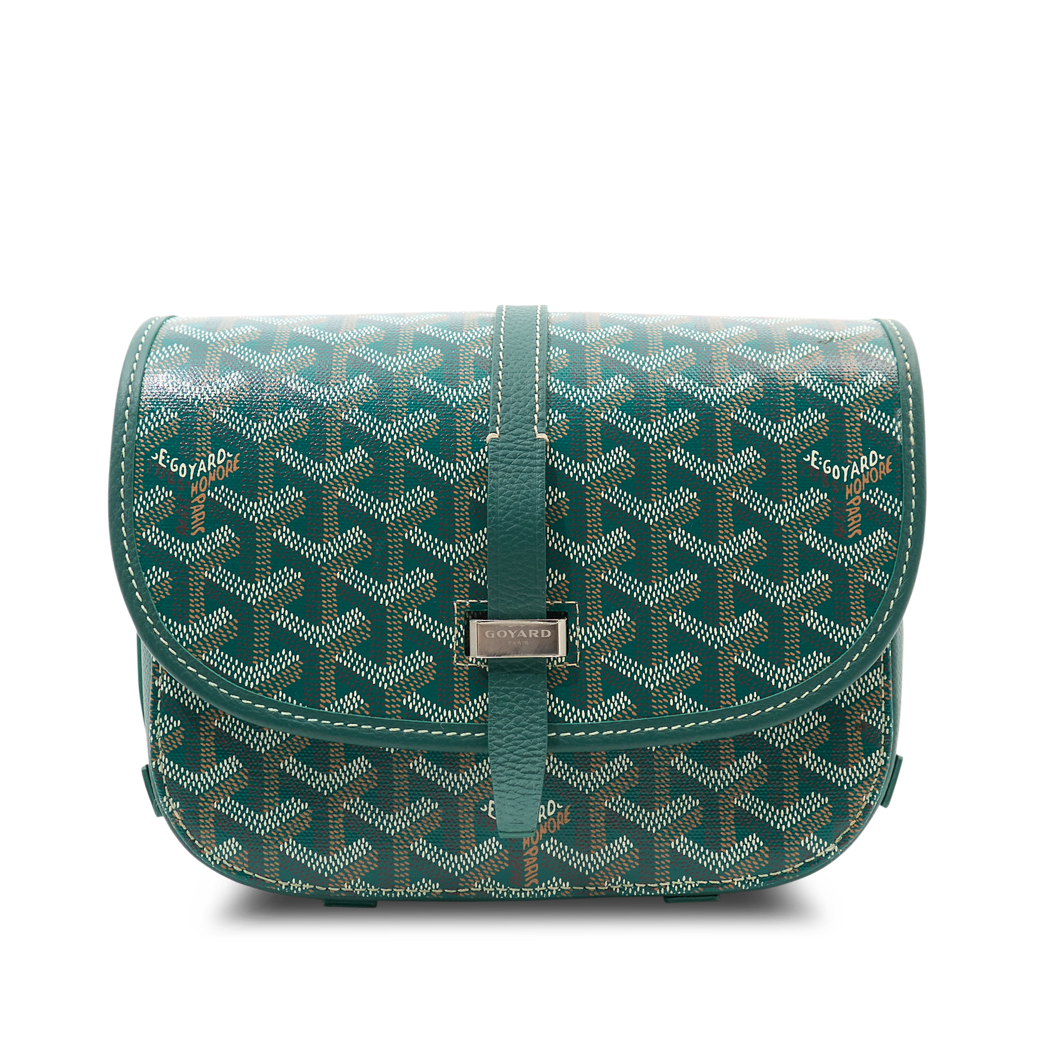 Goyard Belvedere Messenger Green Bag PM