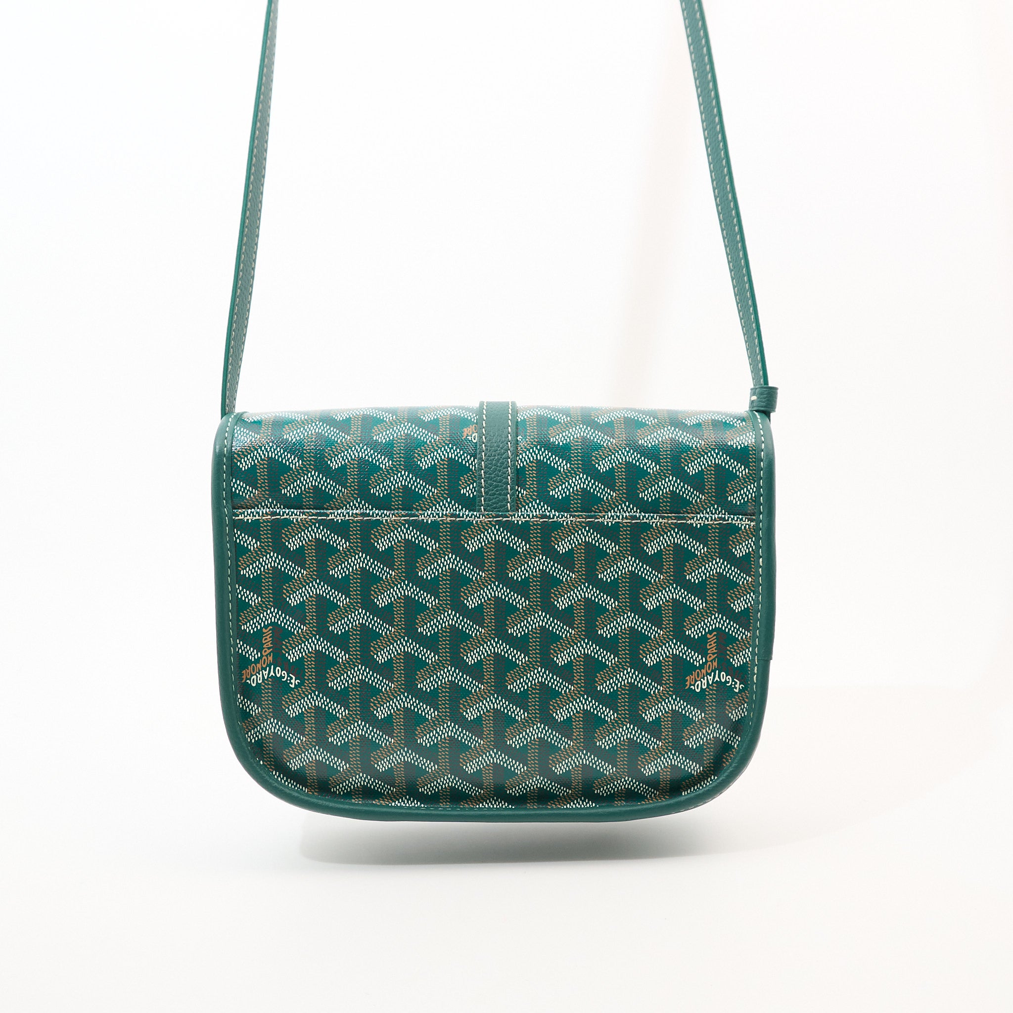 Goyard Belvedere Messenger Green Bag PM