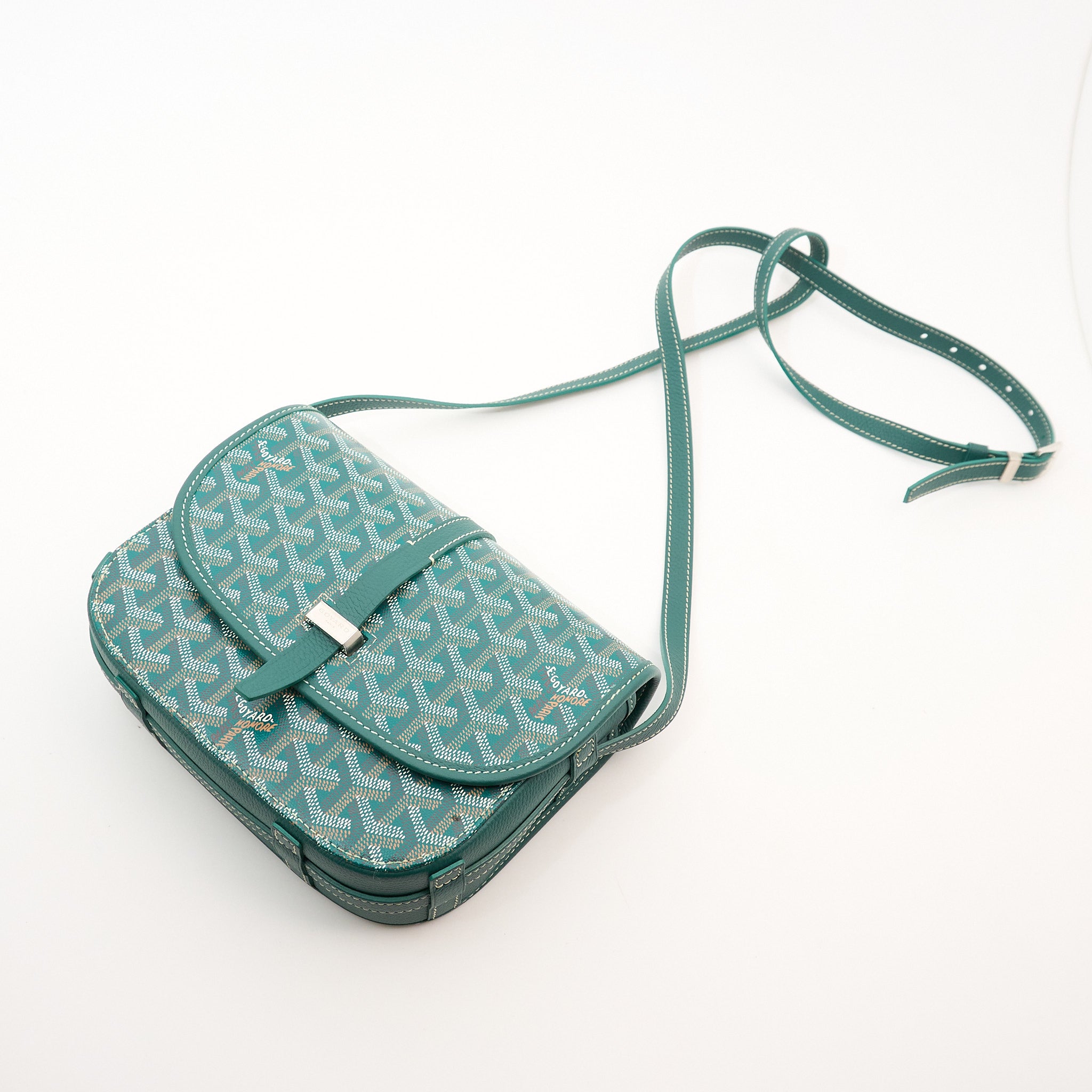 Goyard Belvedere Messenger Green Bag PM