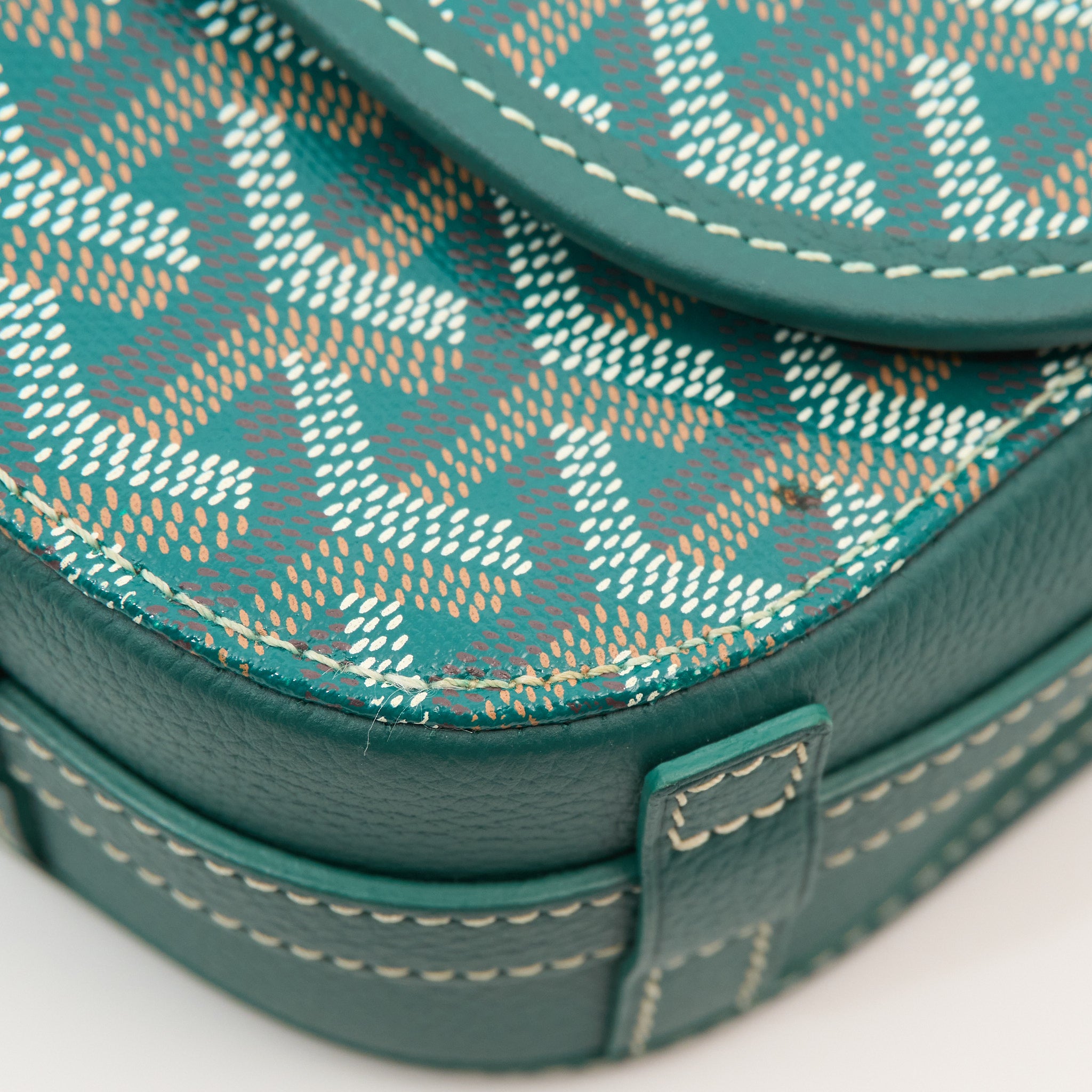 Goyard Belvedere Messenger Green Bag PM