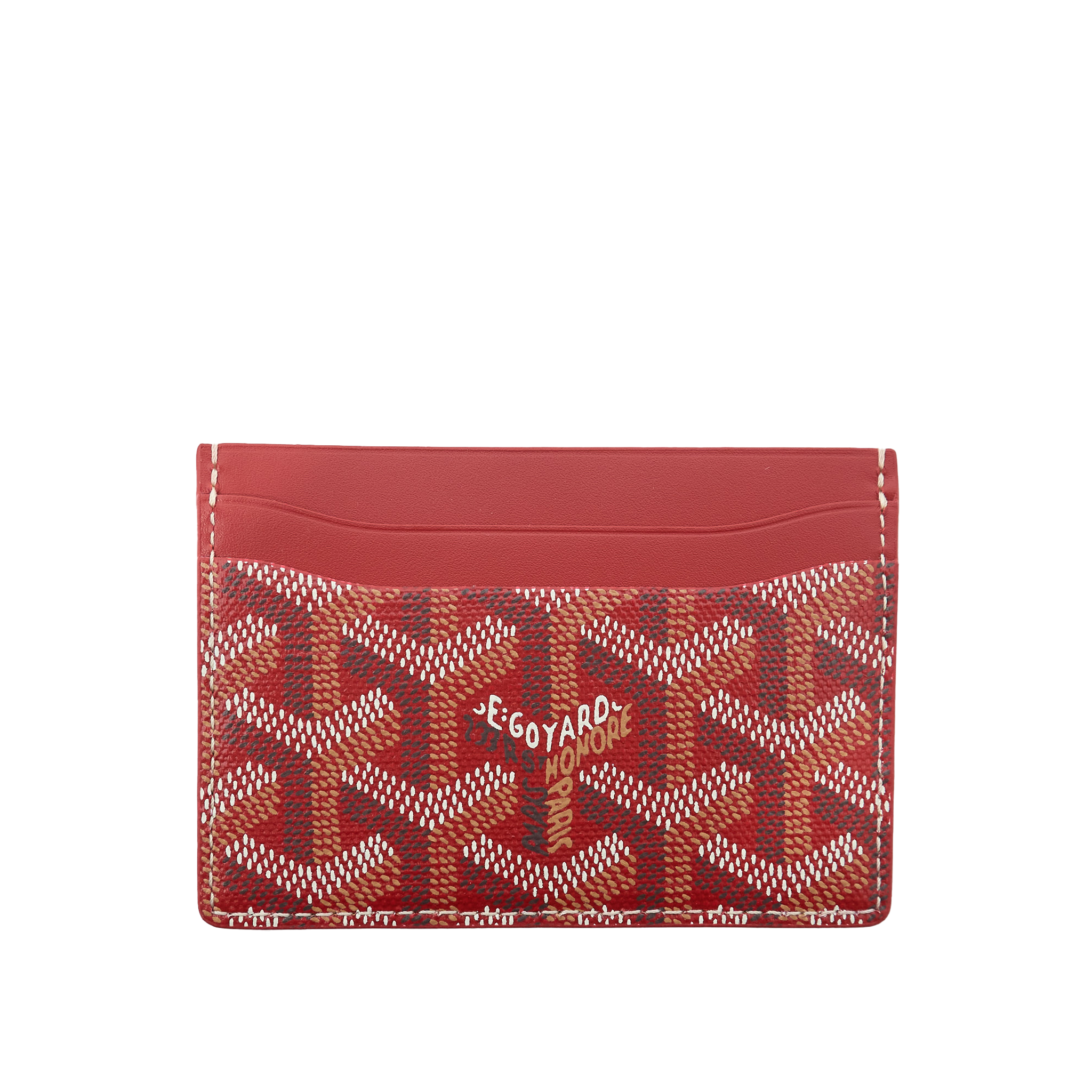 Goyard Saint Sulpice Card Holder Red