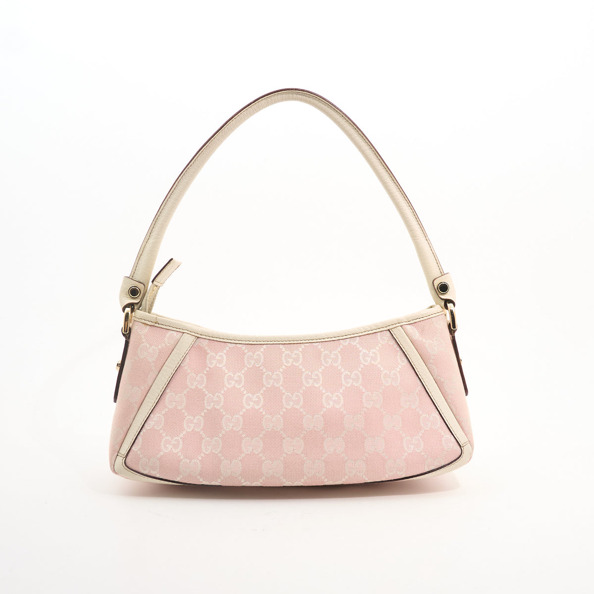 Gucci Pink GG Abbey D Ring Shoulder Bag