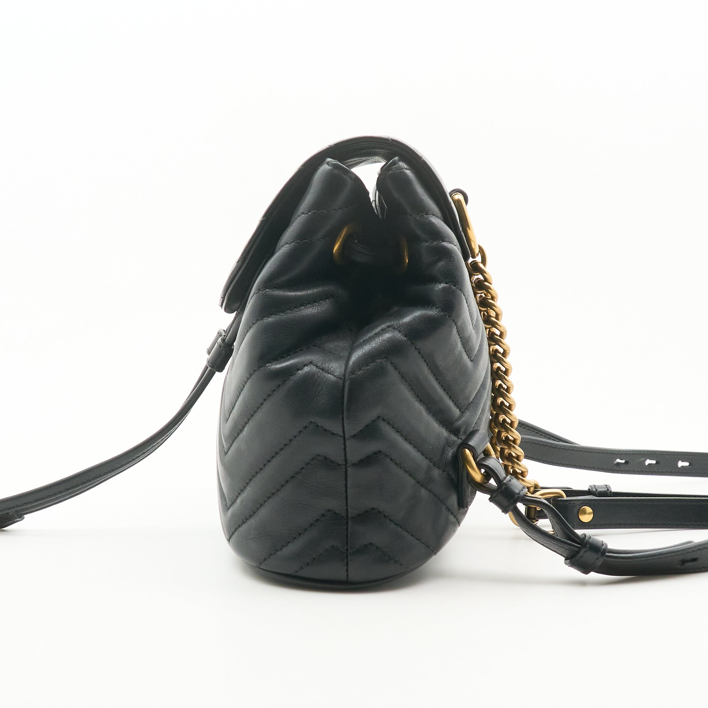 Gucci GG Marmont Mini Black Backpack