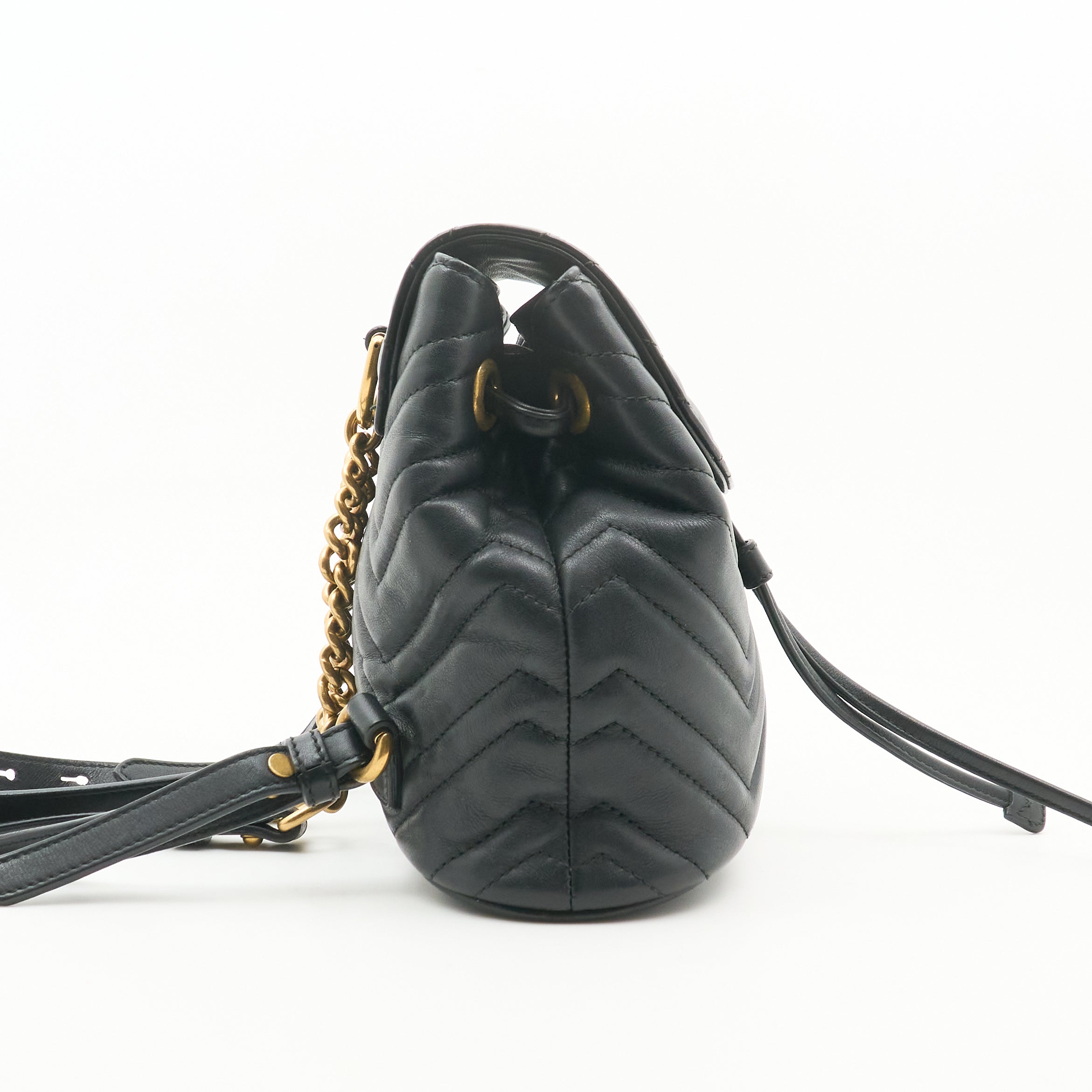 Gucci GG Marmont Mini Black Backpack