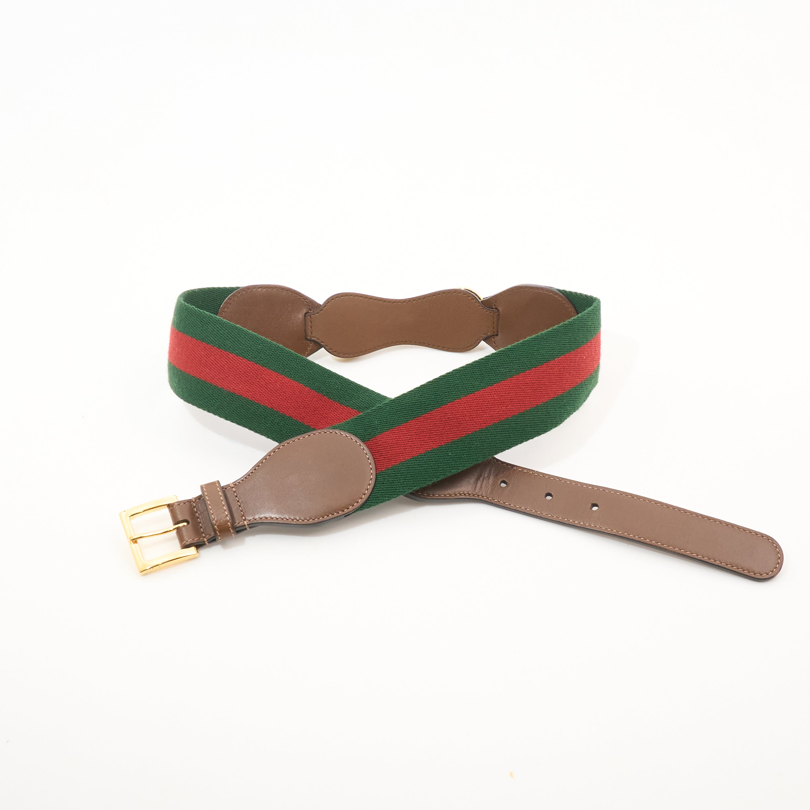 Gucci Horsebit Web Waist Belt