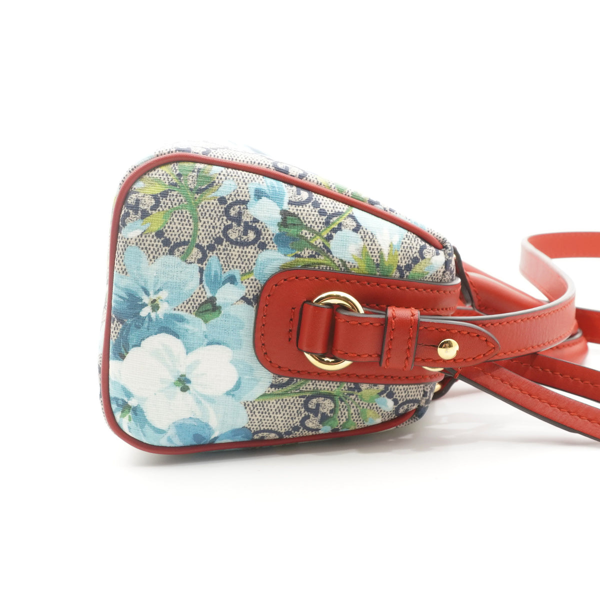 Gucci Mini Blooms Boston Bag Blue
