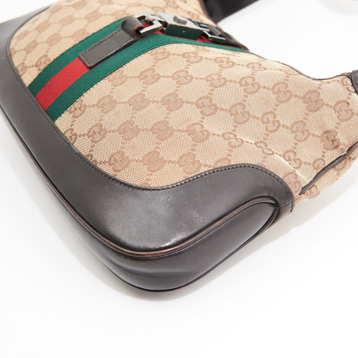 Gucci Canvas Jackie-O in Brown Gucci Monogram SHW