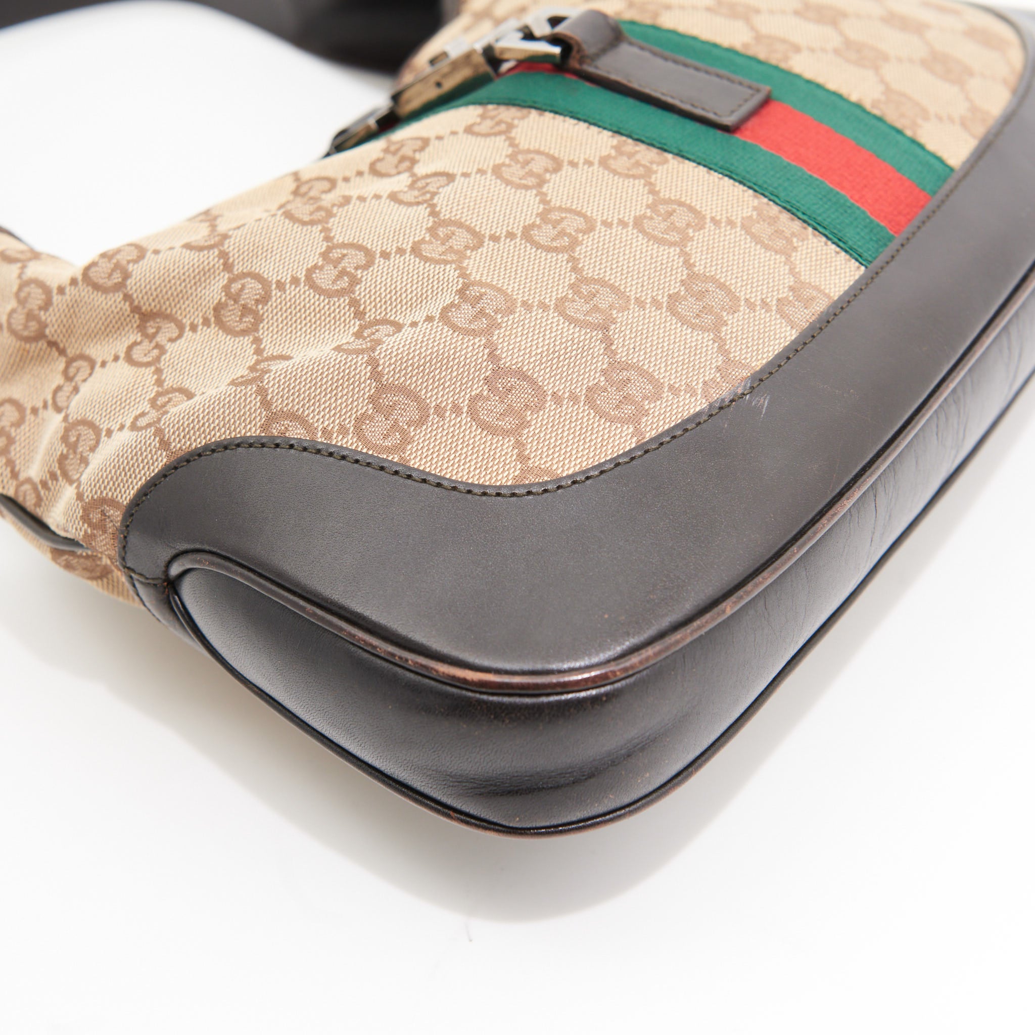 Gucci Canvas Jackie-O in Brown Gucci Monogram SHW