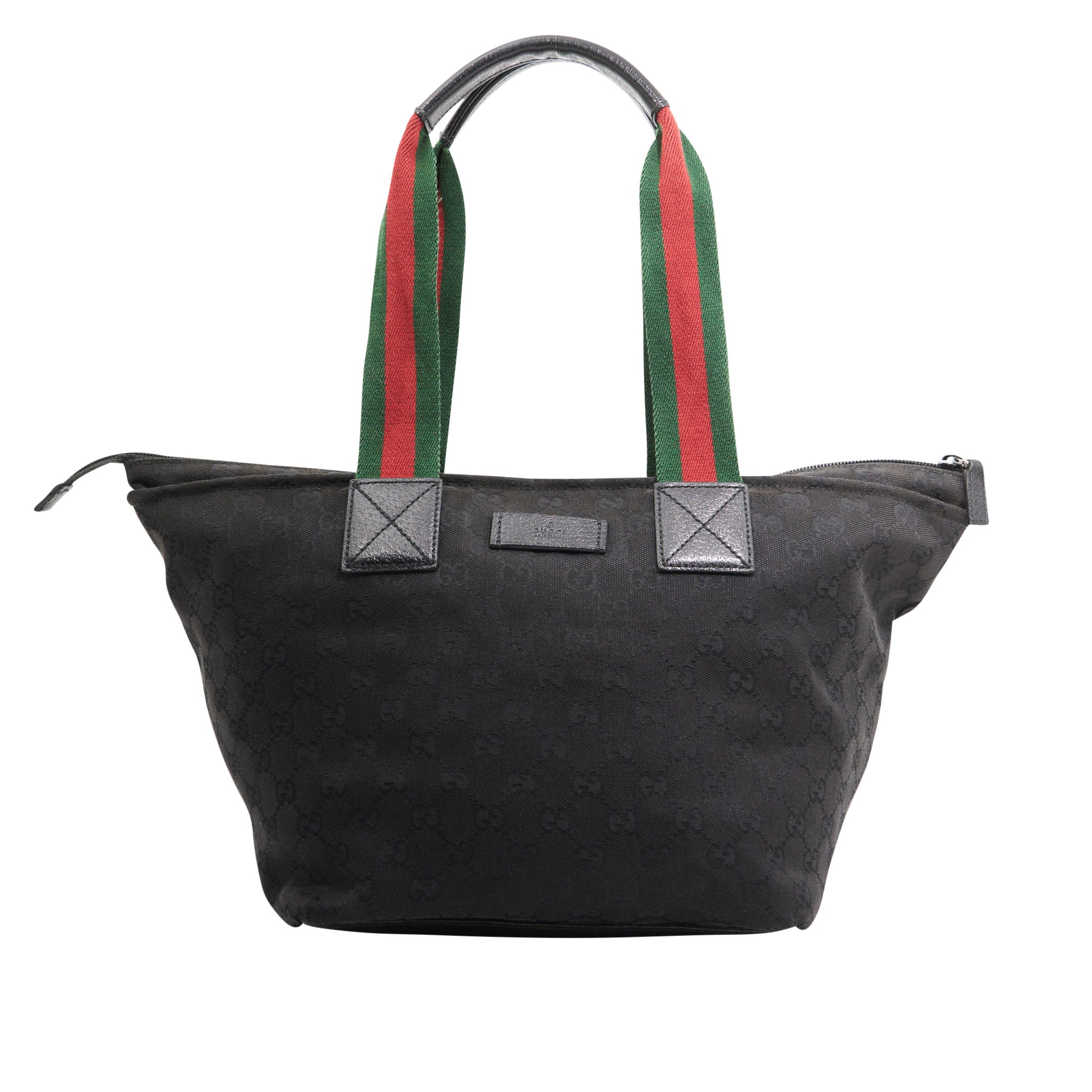 Gucci Canvas Tote in Black