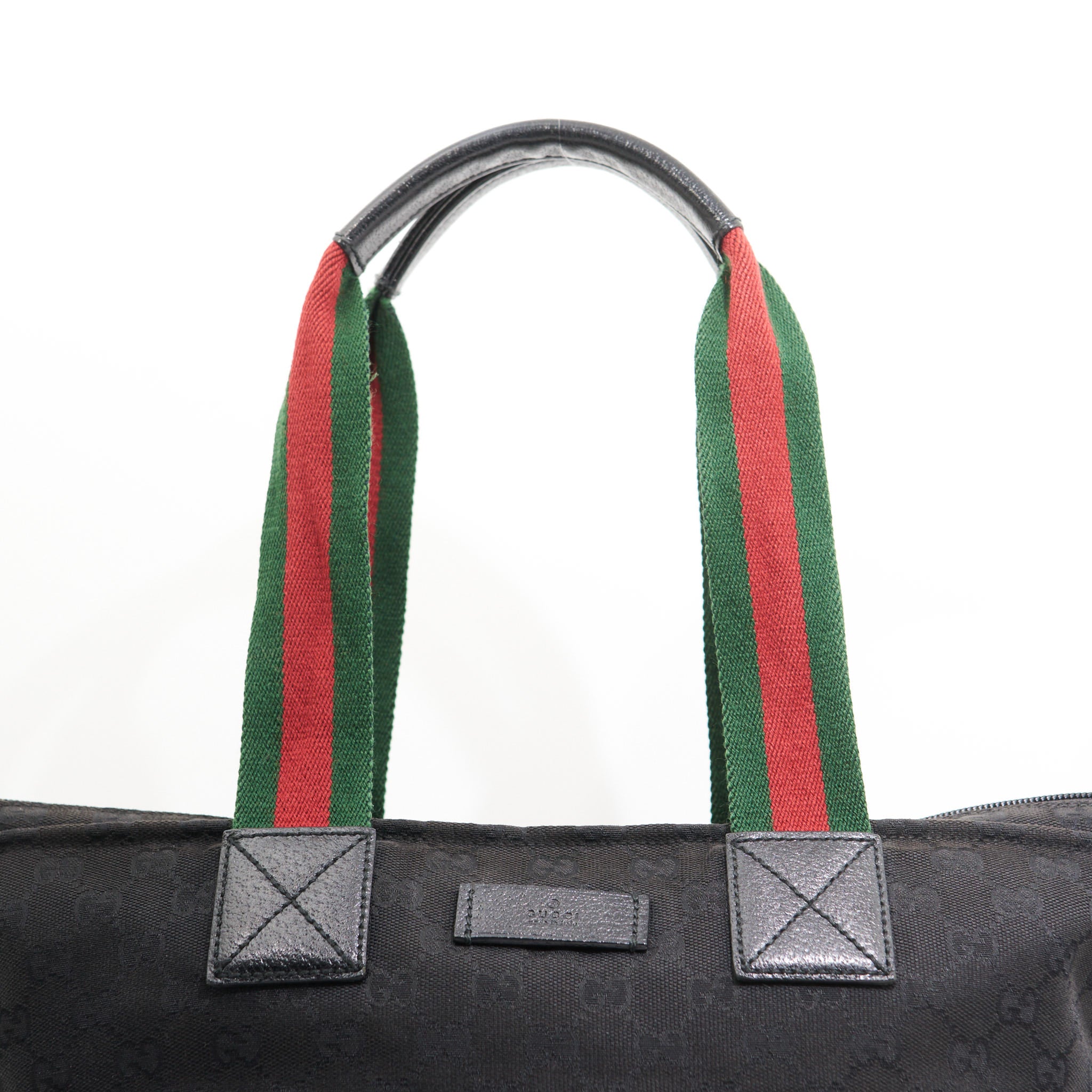 Gucci Canvas Tote in Black