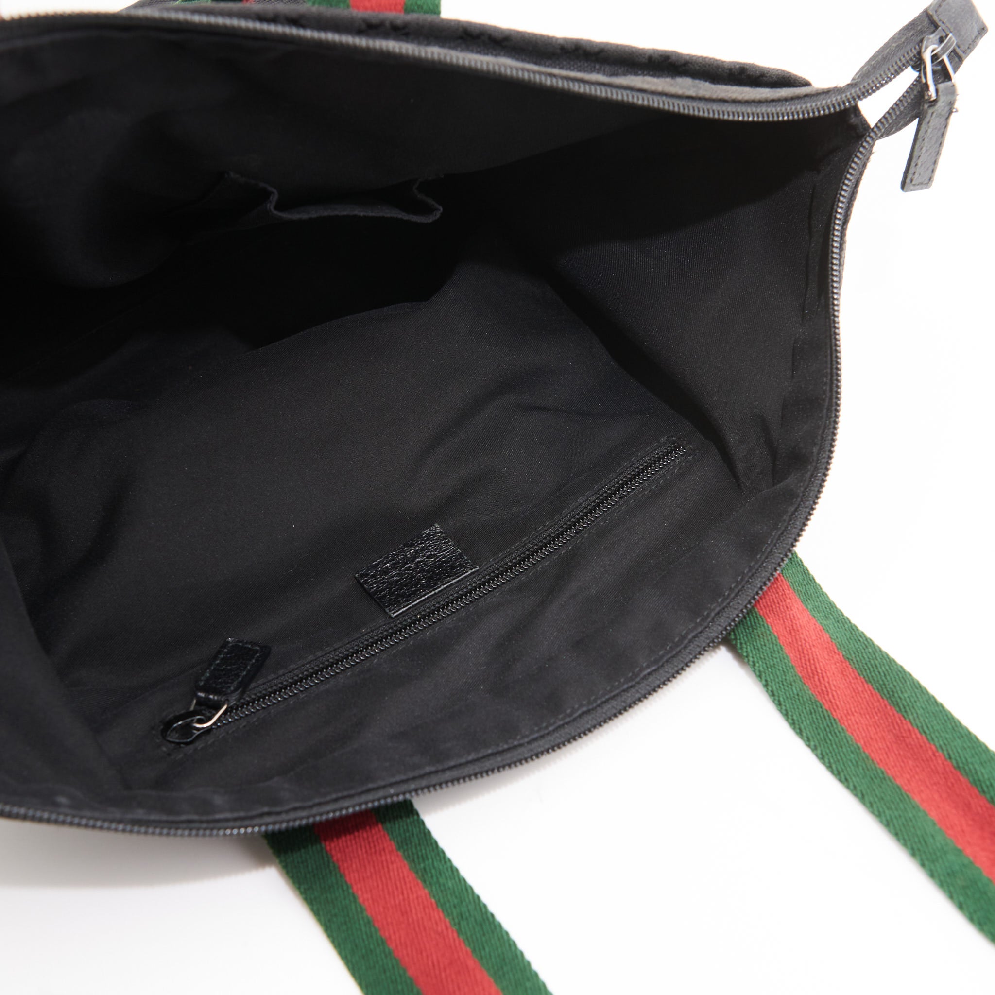 Gucci Canvas Tote in Black