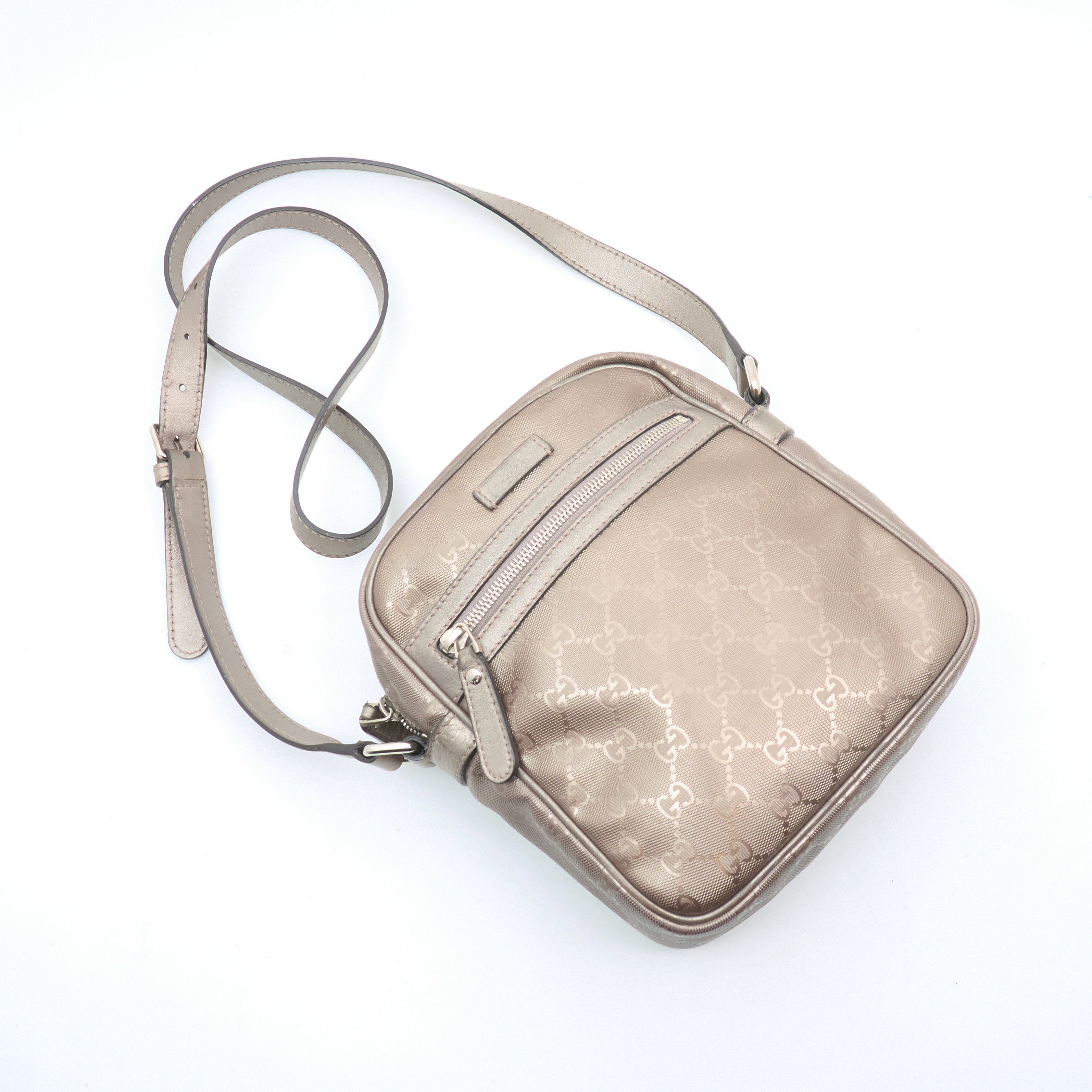 Gucci GG Metallic Messenger Crossbody Bag