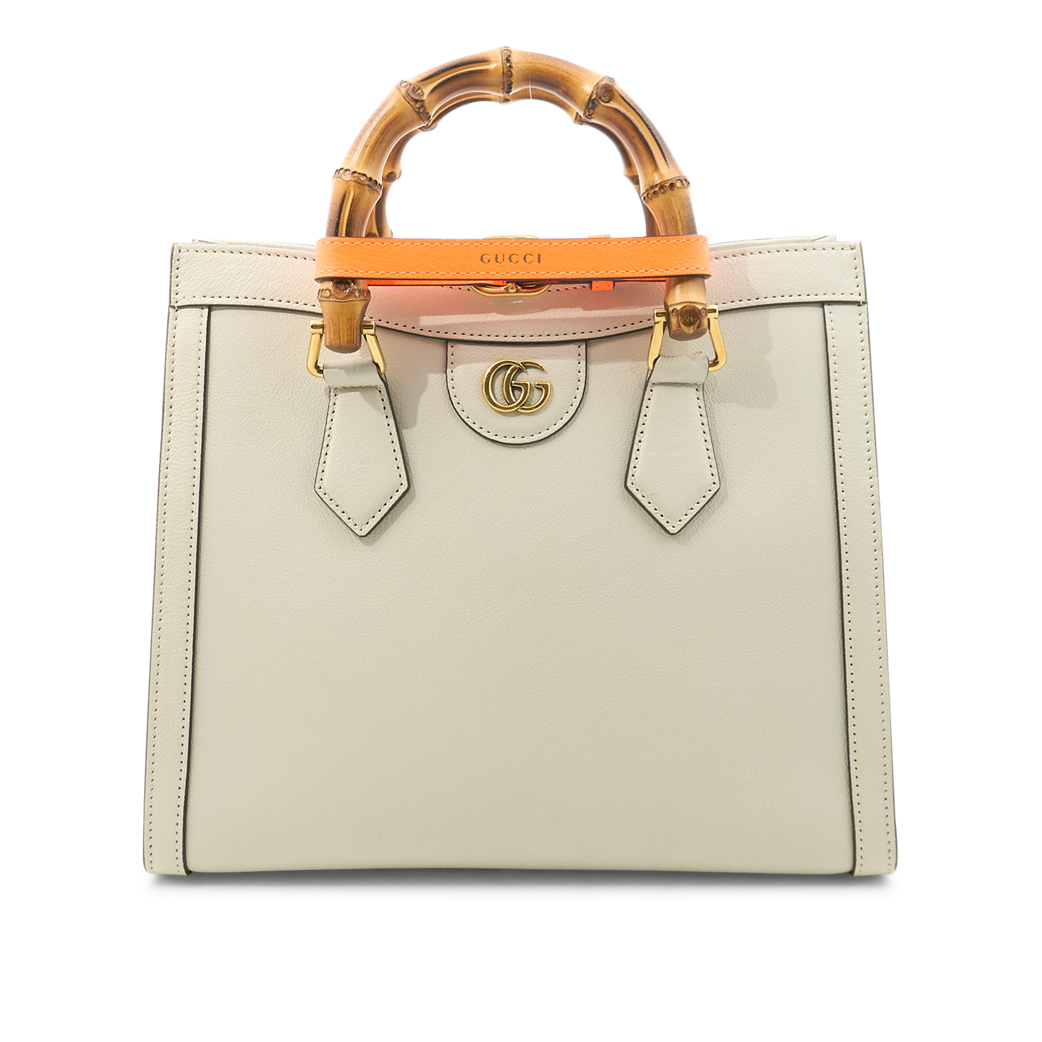 Gucci Diana Cream Small Tote Bag