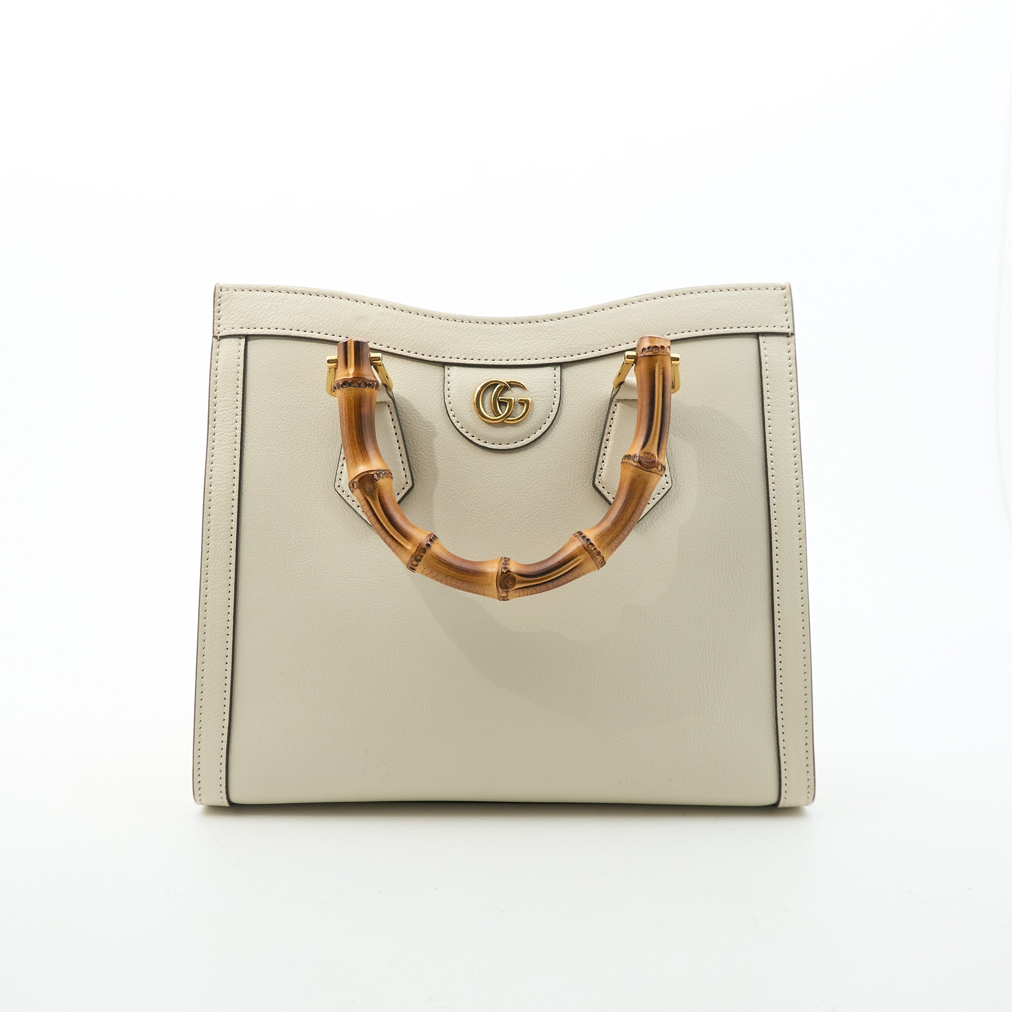 Gucci Diana Cream Small Tote Bag