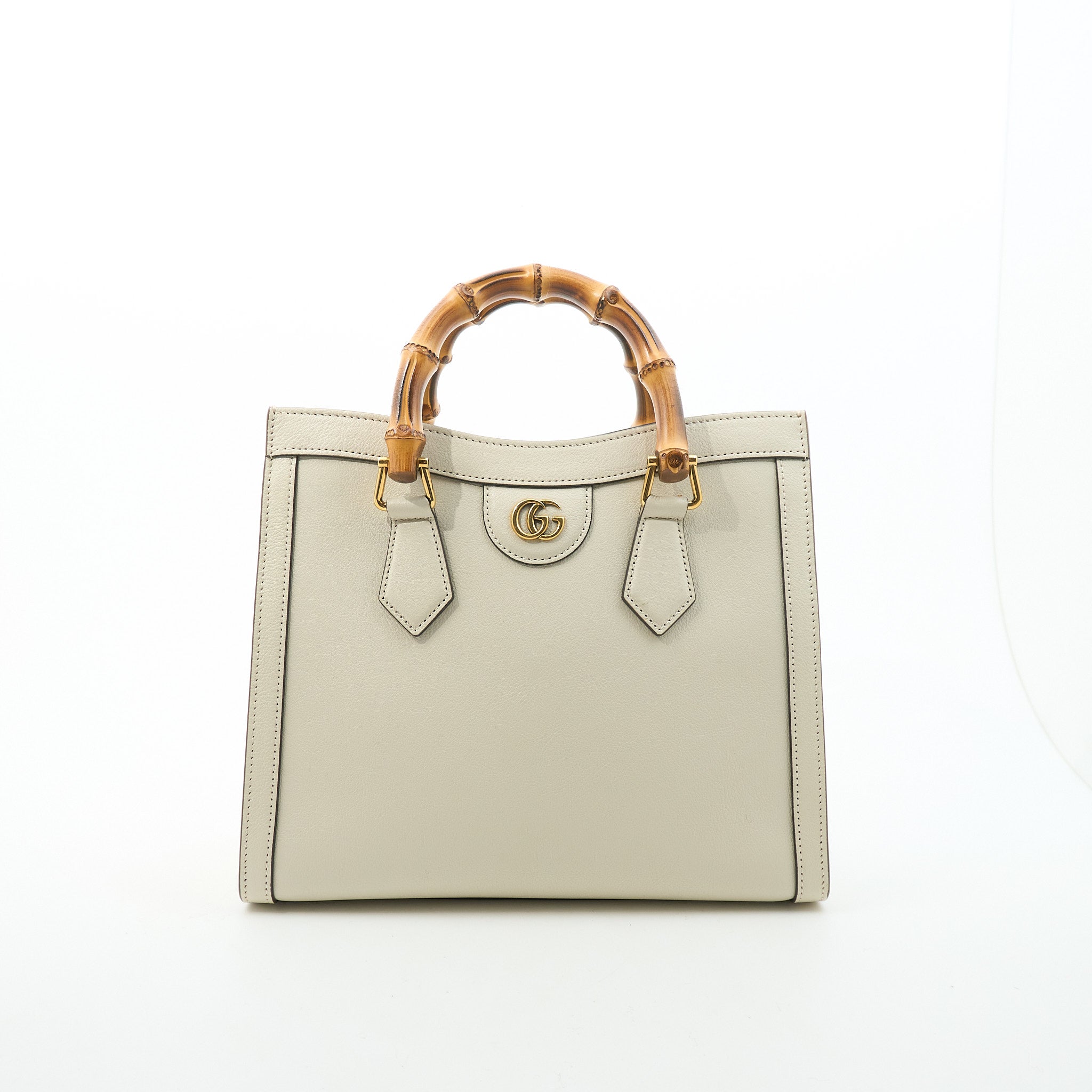 Gucci Diana Cream Small Tote Bag