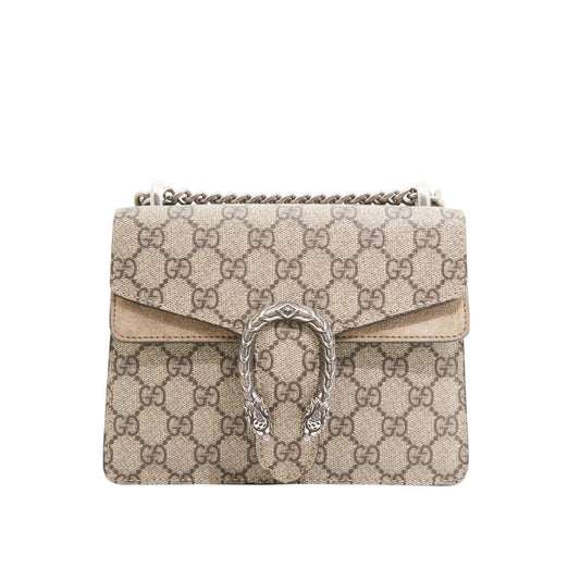 Gucci Canvas Dionysus GG Small in Brown Monogram SHW