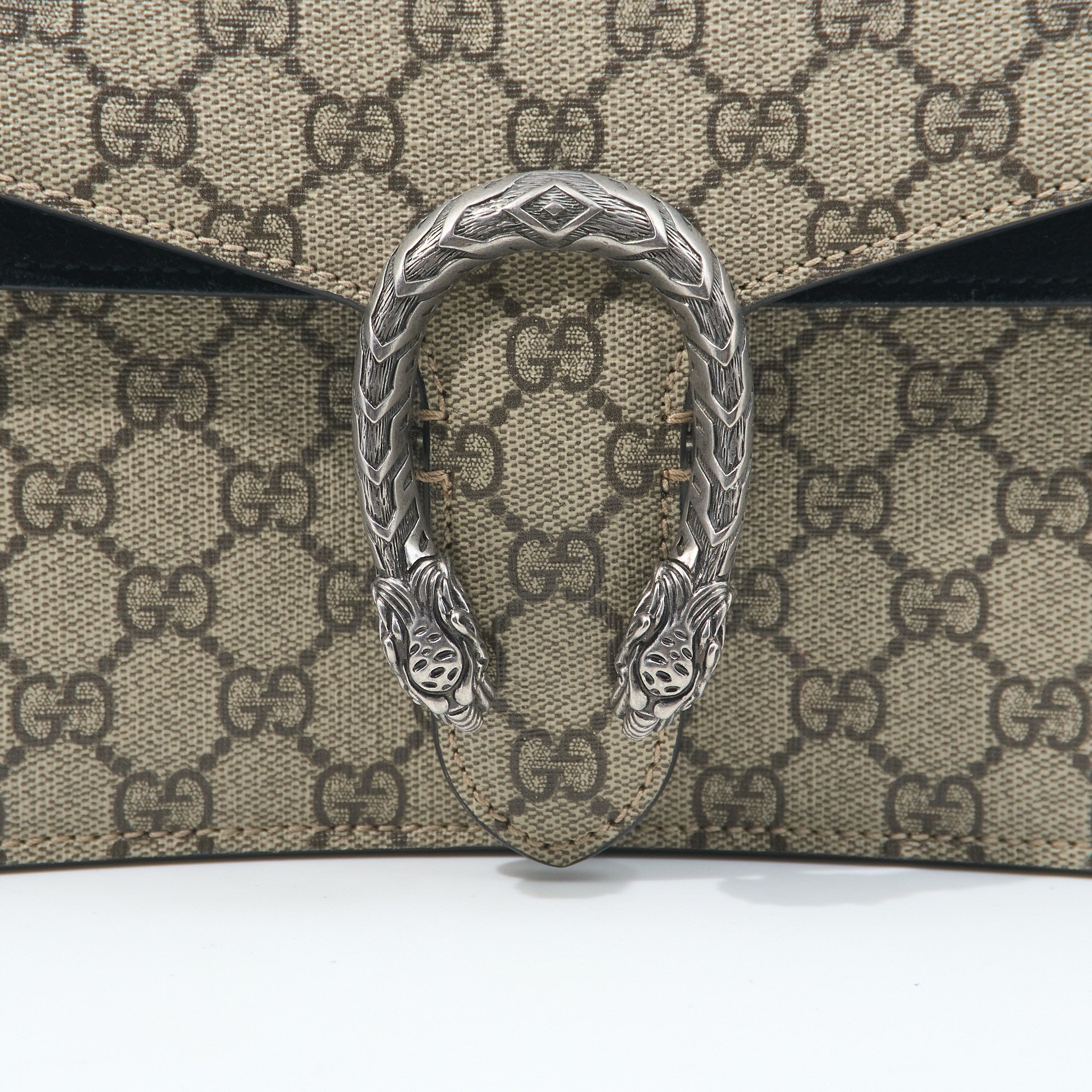 Gucci Dionysus Medium Black Suede Shoulder Bag