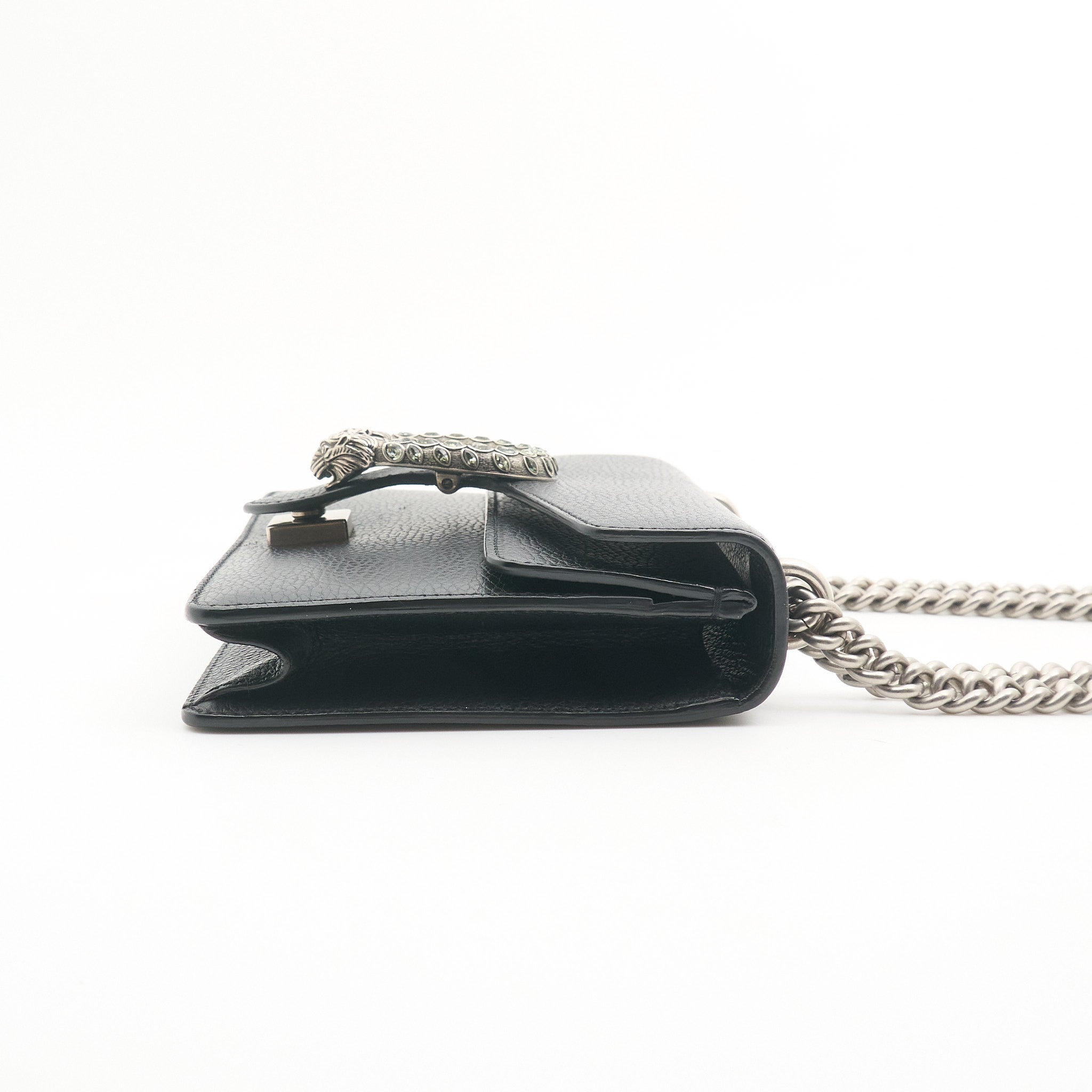 Gucci Dionysus Small Black Leather Bag