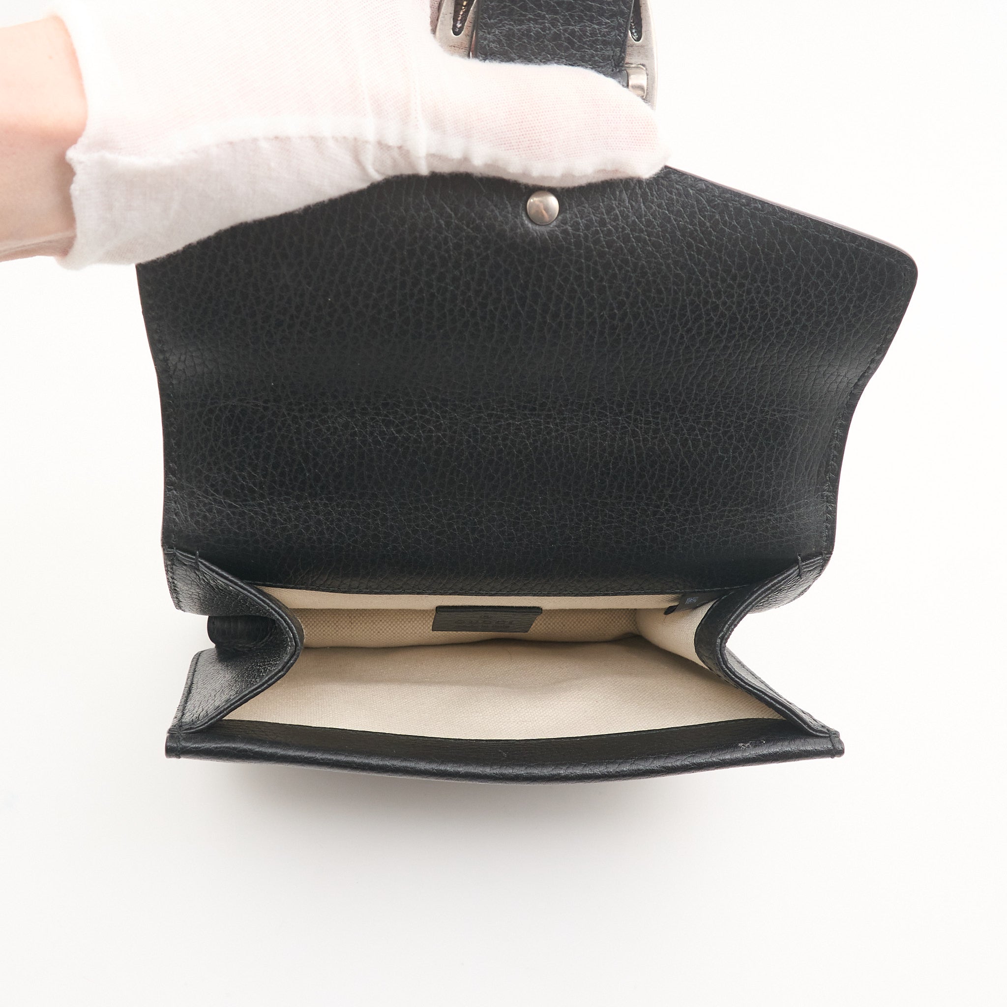 Gucci Dionysus Small Black Leather Bag