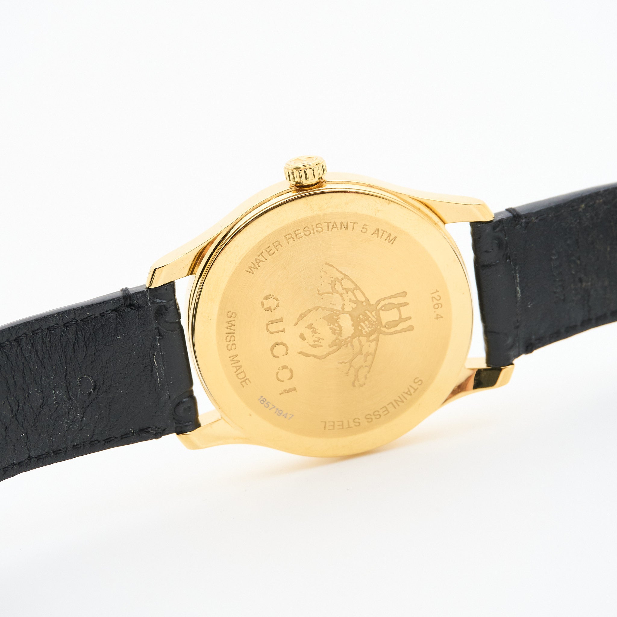 Gucci G-Timeless Watch 38mm Black & Gold