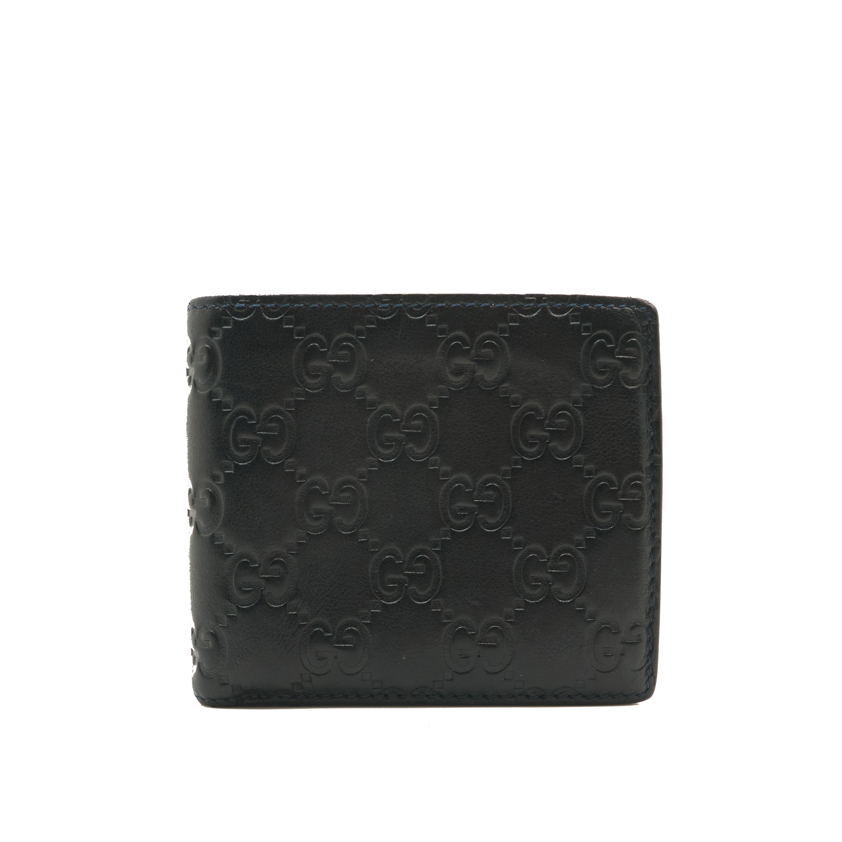 Gucci GG Black Emblem Bi-Fold Wallet