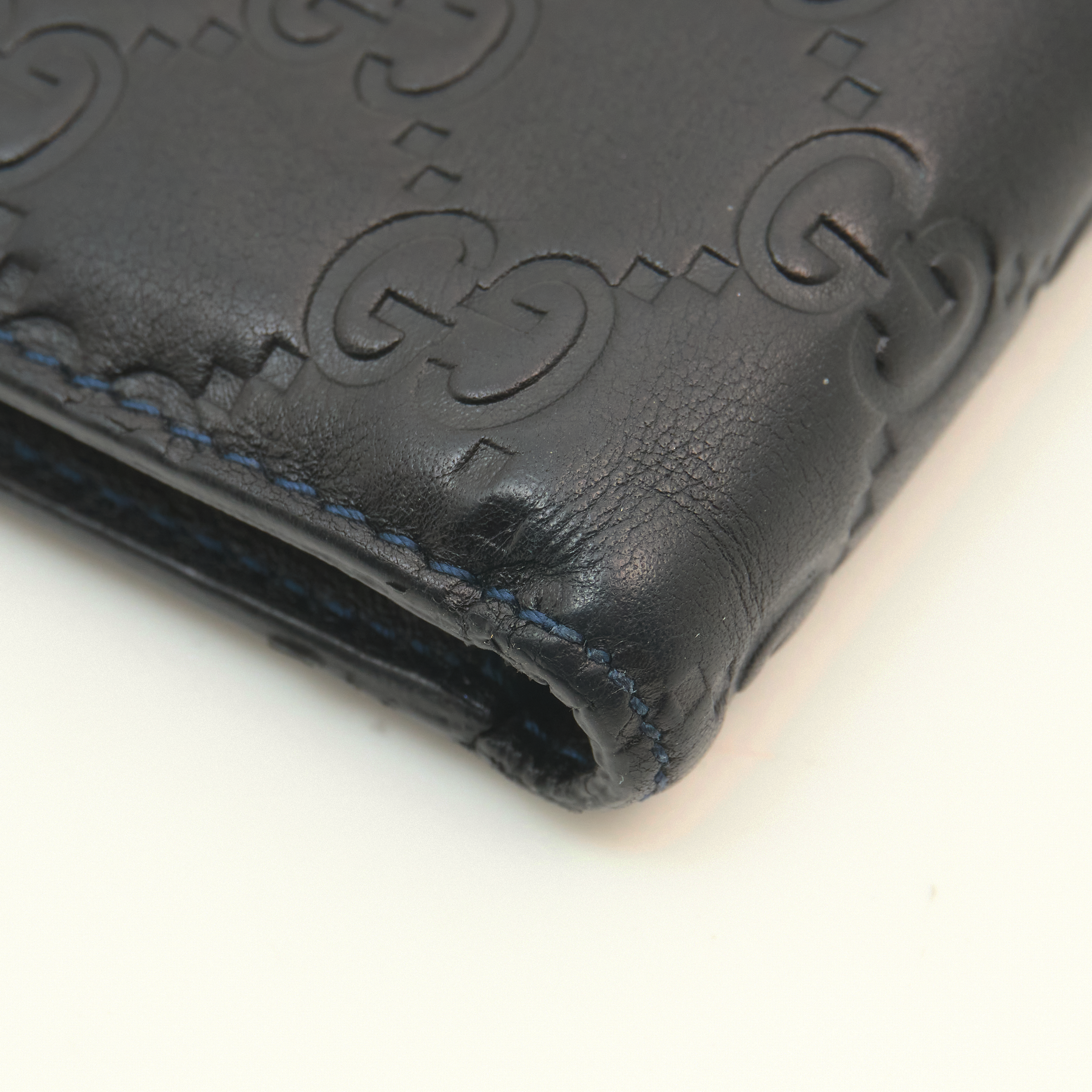 Gucci GG Black Emblem Bi-Fold Wallet