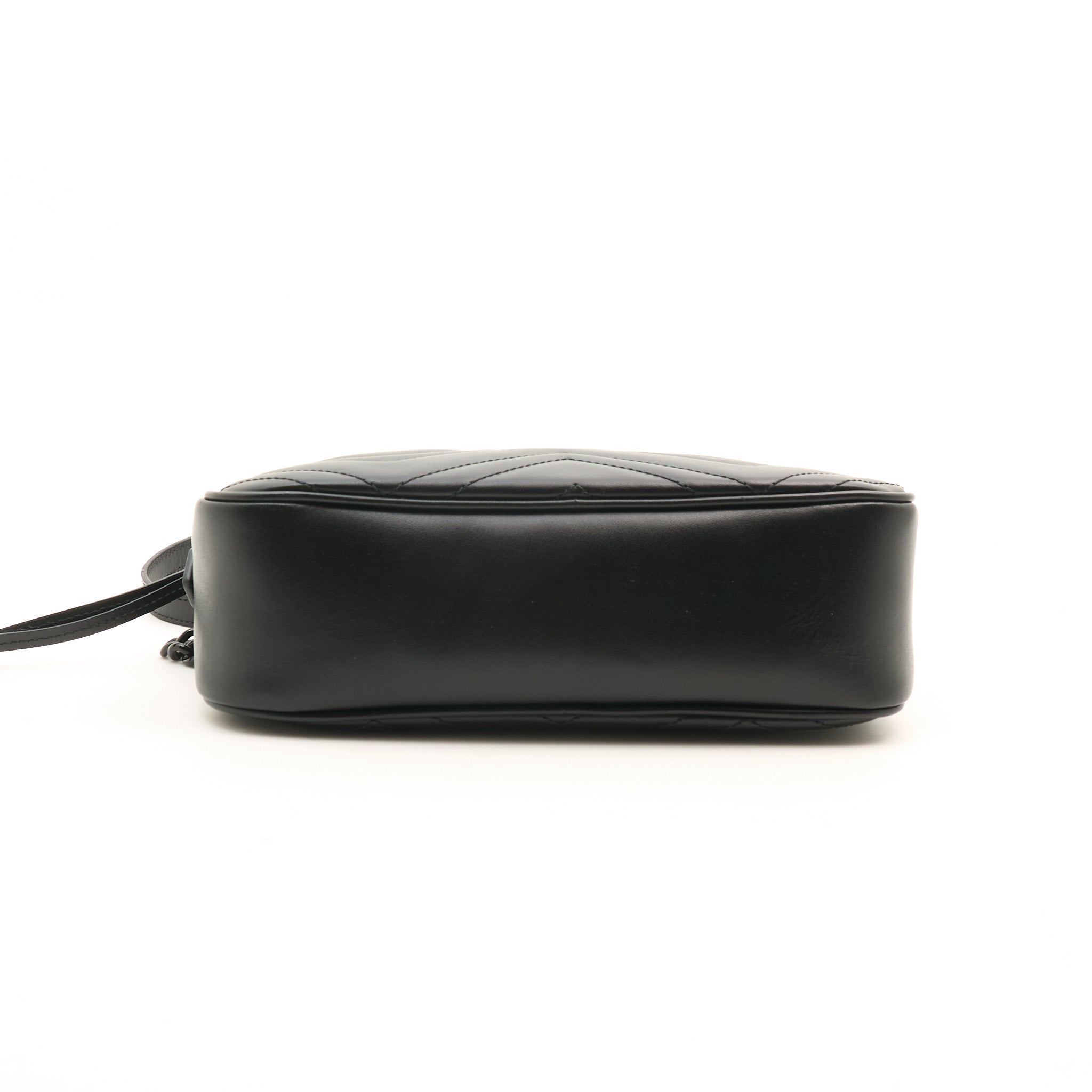 Gucci GG Black Marmont Matelassé Bag