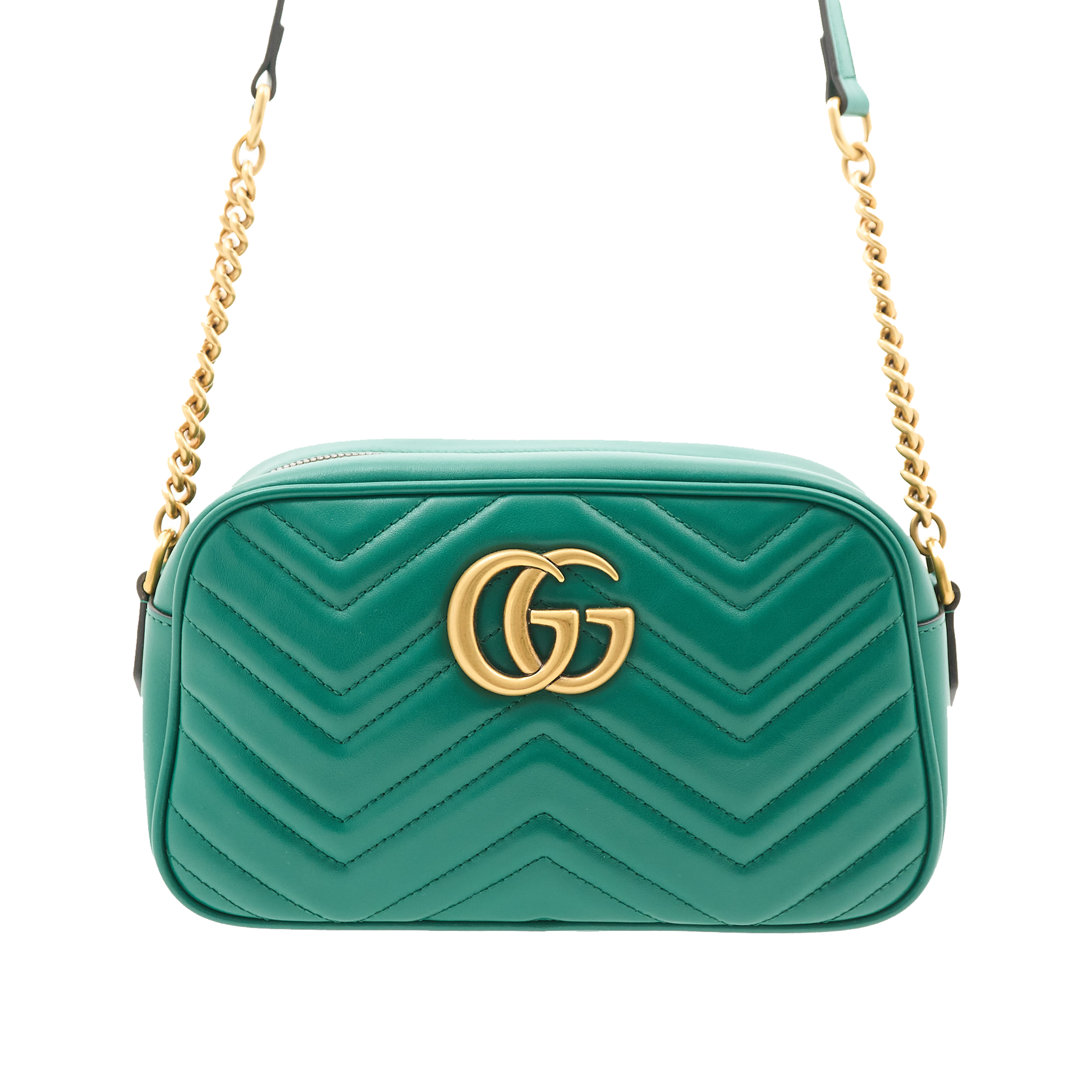 Gucci GG Marmont Green Marmont Matelassé Bag