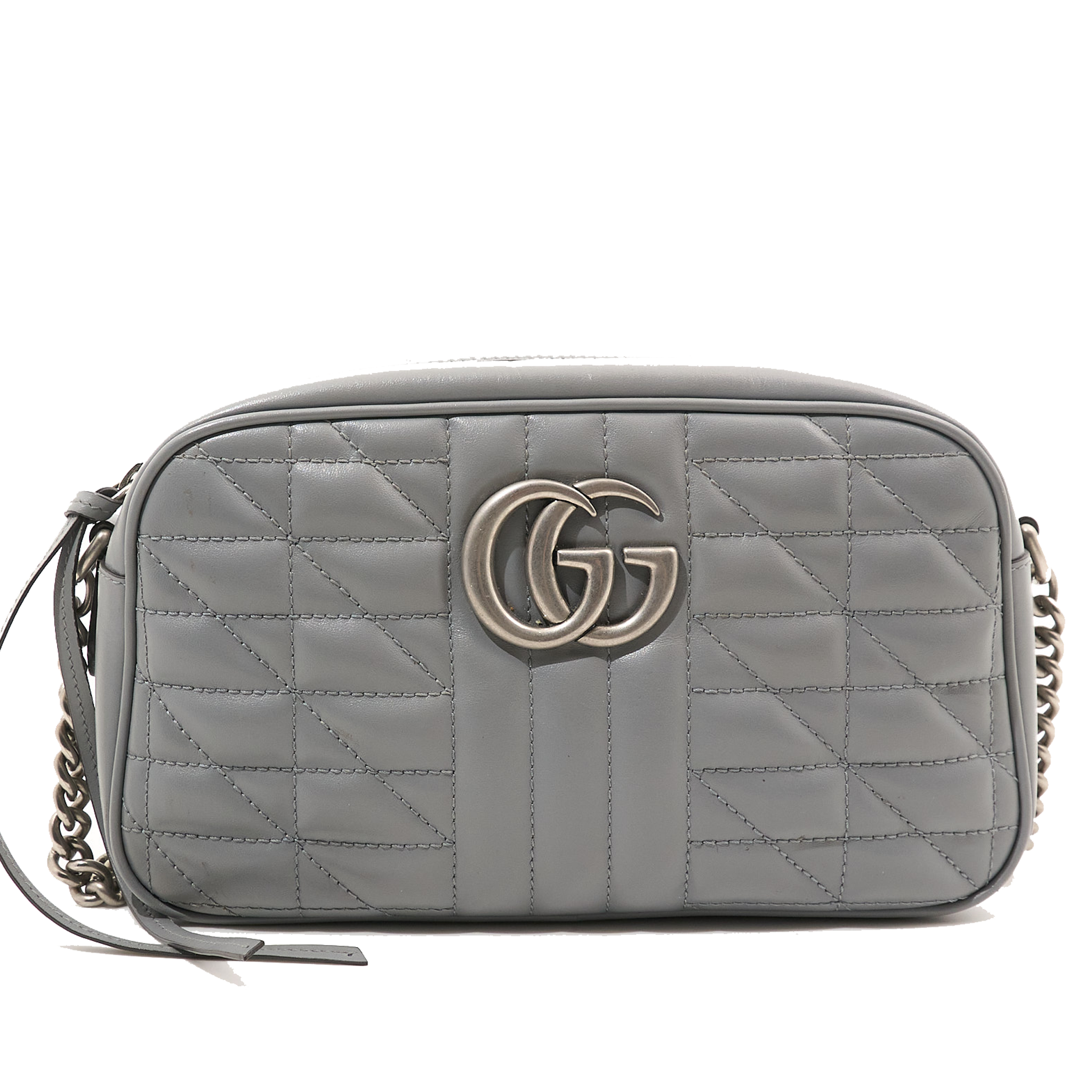 Gucci GG Marmont Grey Marmont Matelassé Bag