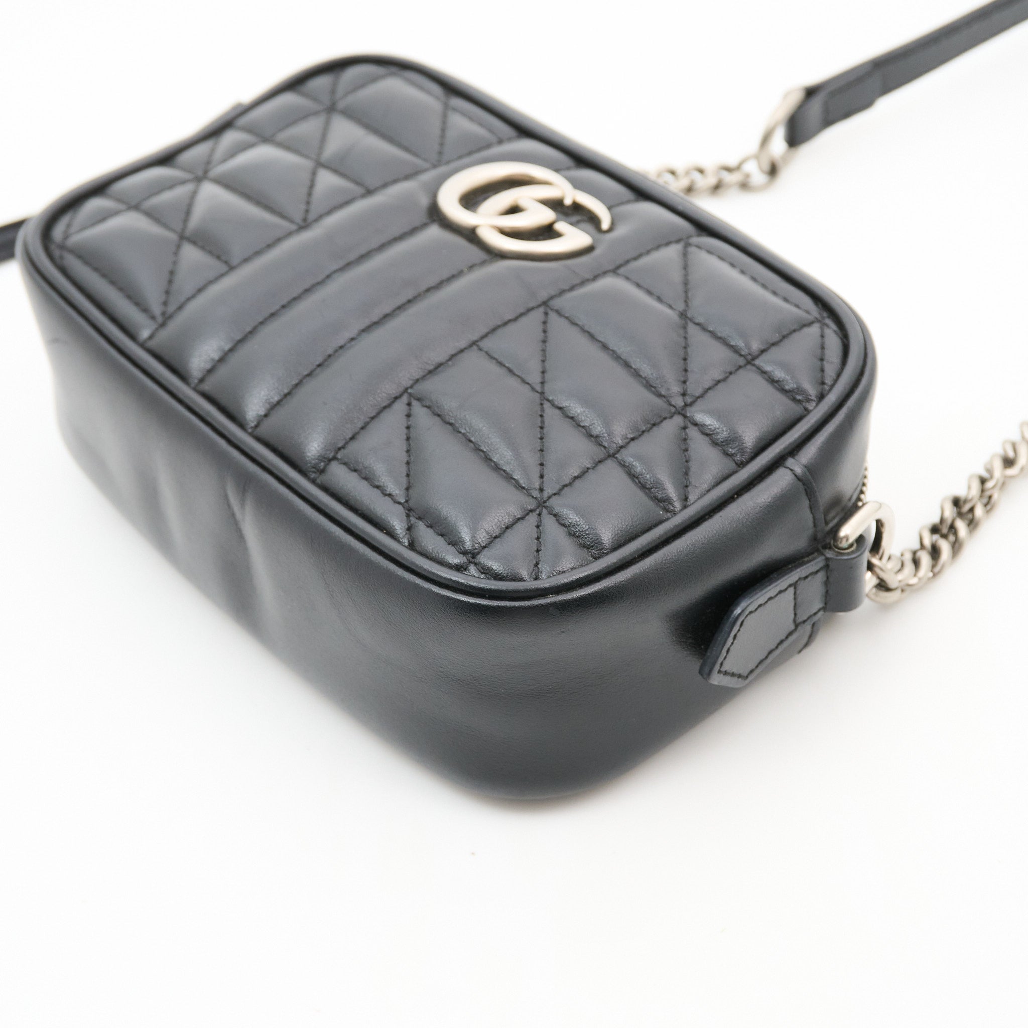 Gucci GG Marmont Mini Black Camera Bag