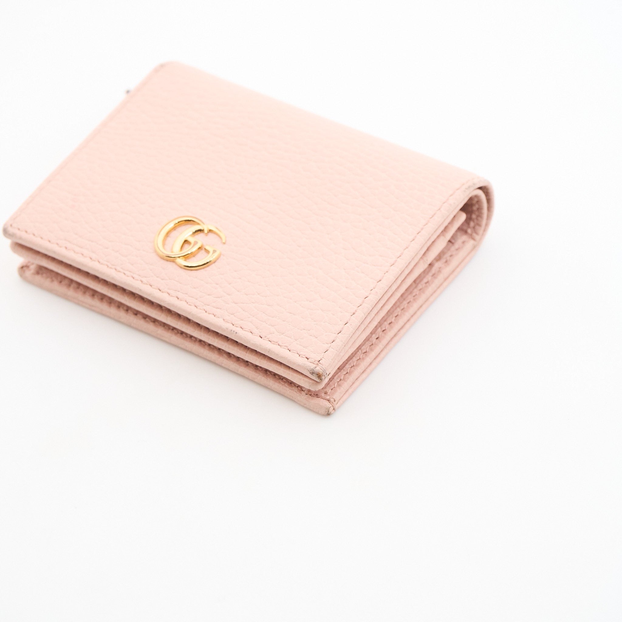 Gucci GG Pink Marmont Leather Wallet